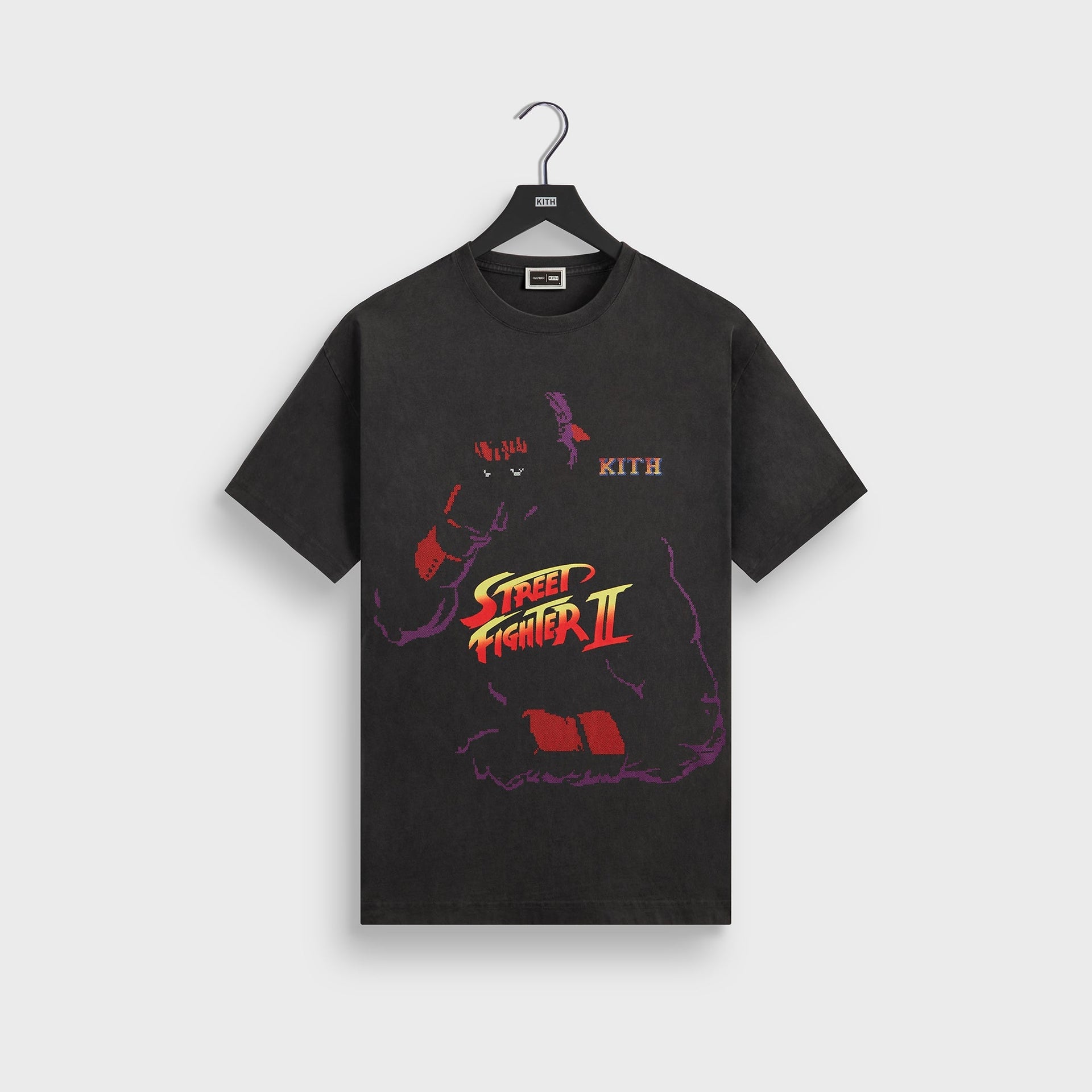 Capcom | Kith Ryu Needle Point Vintage Tee - Black - PH