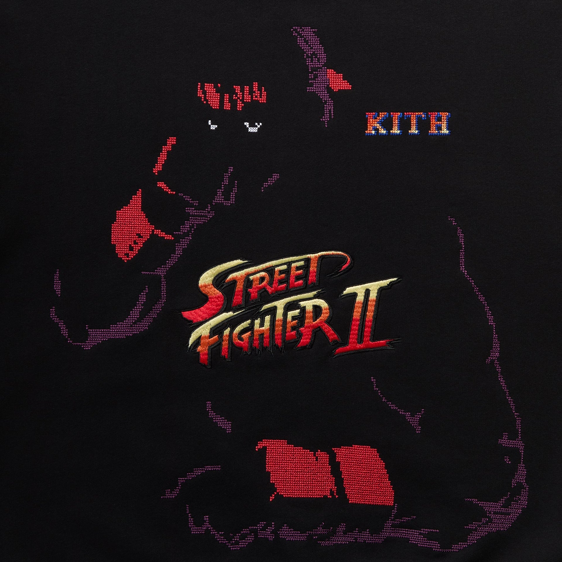Capcom | Kith Ryu Vintage Nelson Crewneck - Black