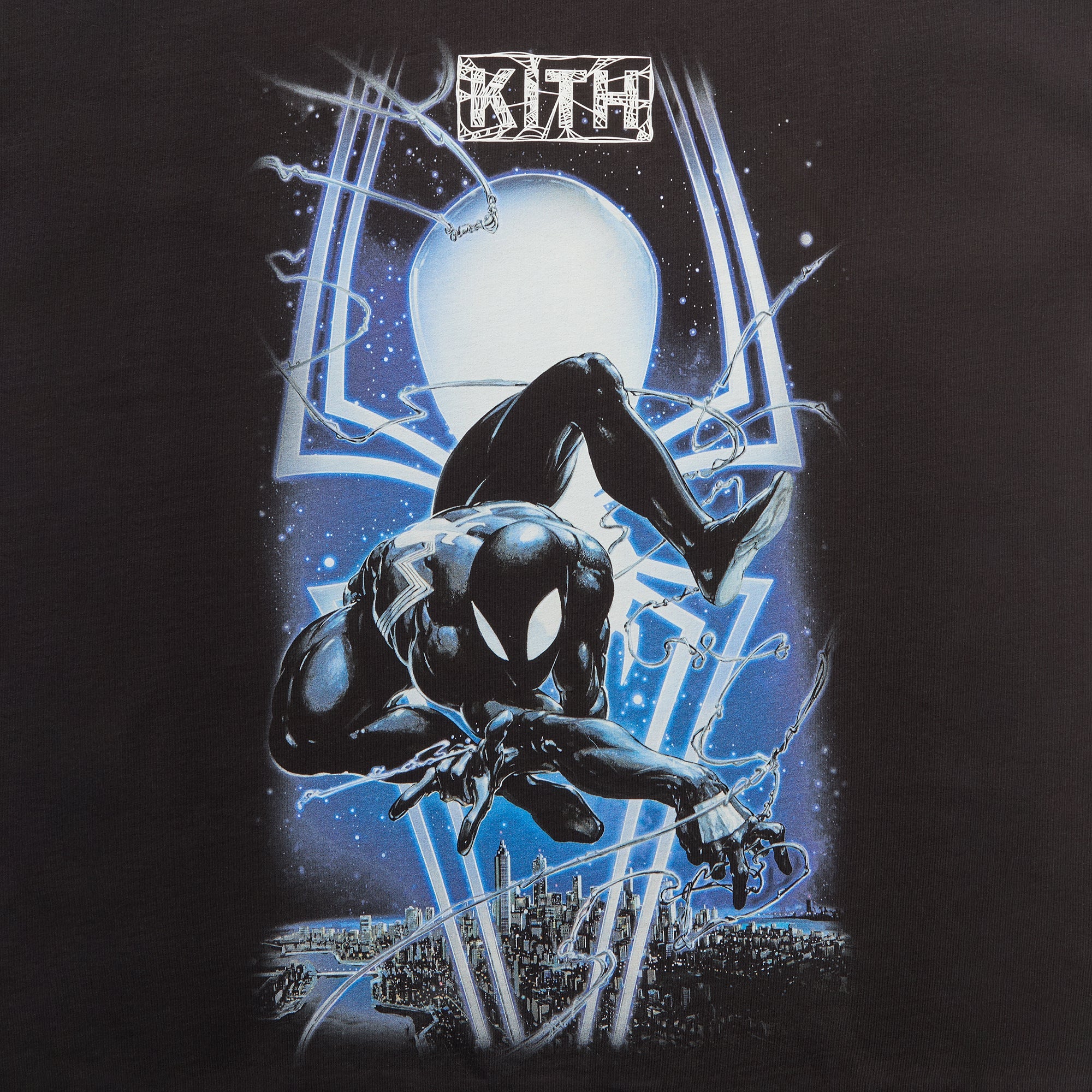 Marvel | Kith Symbiote Spiderman Vintage Tee - Black – Kith Europe