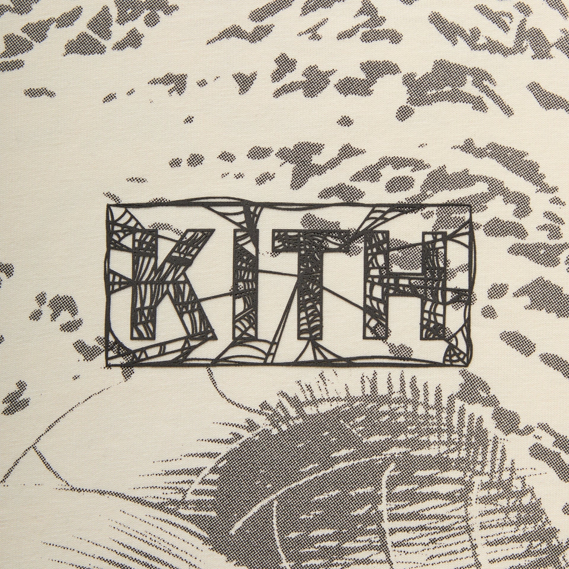 Marvel | Kith Spiderman All-Over Printed Vintage Tee - Black - PH