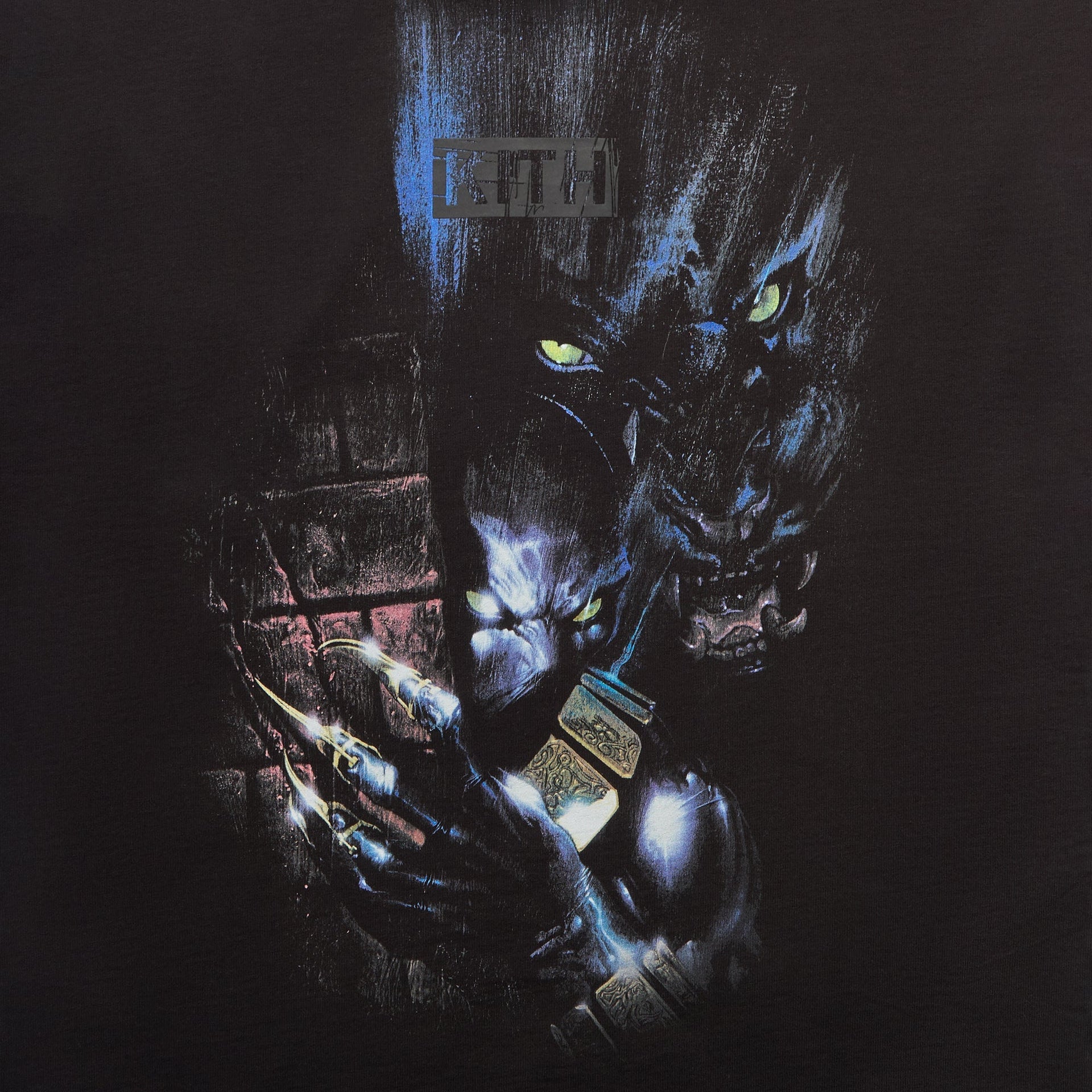 Marvel | Kith Black Panther Vintage Tee - Black - PH