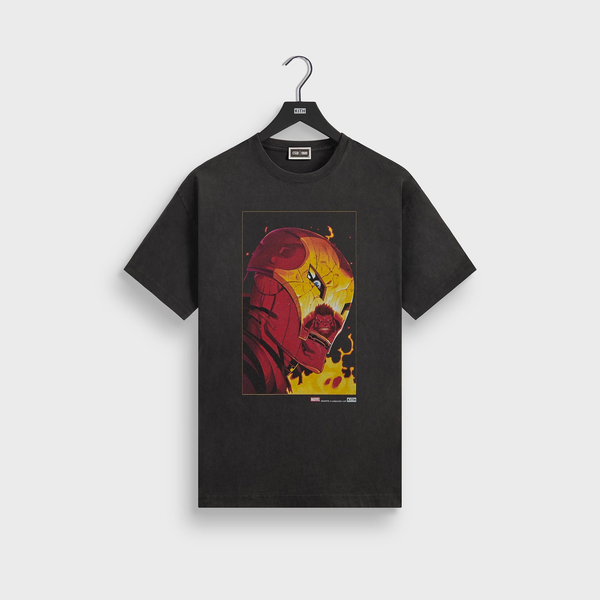 Marvel | Kith Red Hulk Vintage Tee - Black