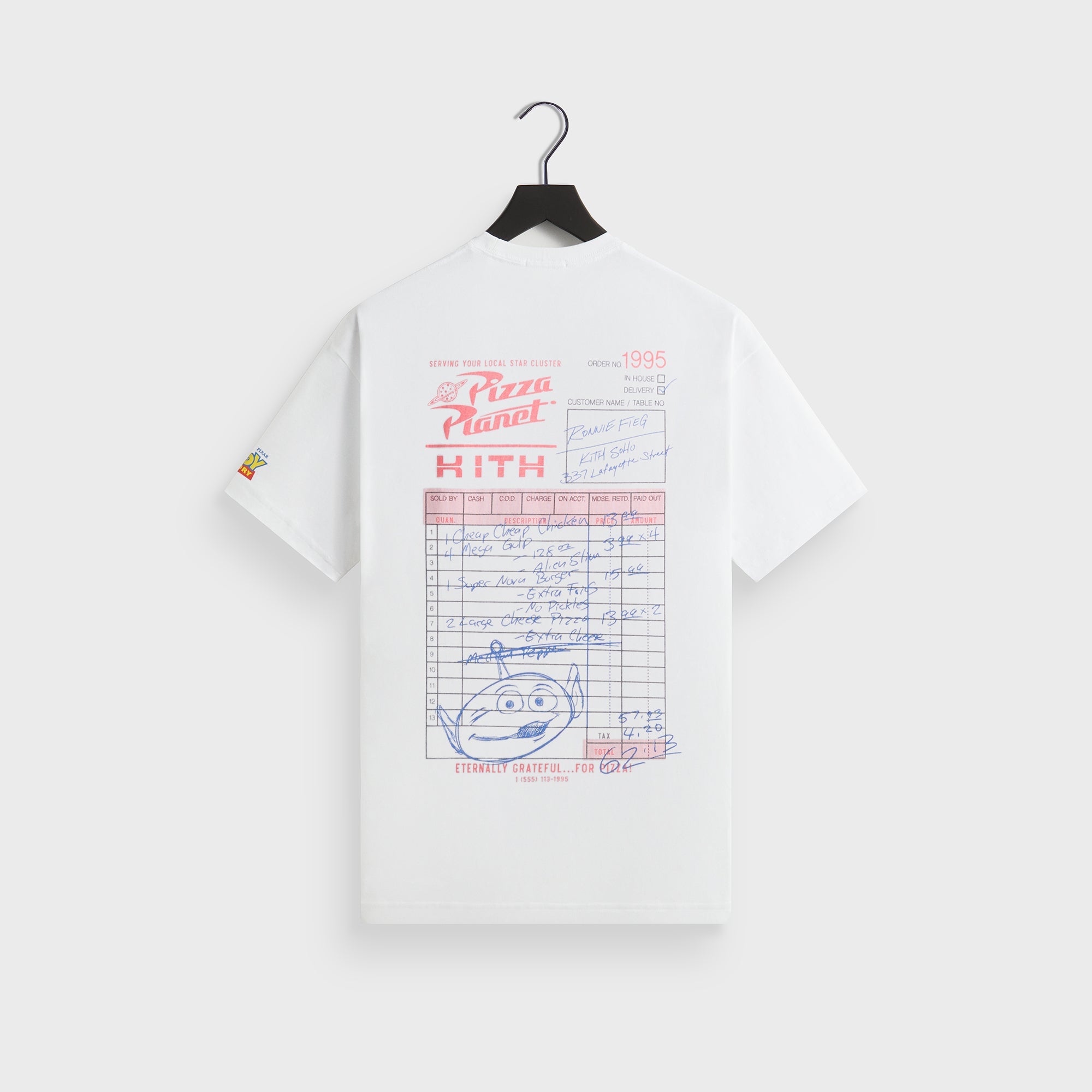 Disney | Kith for Pixar Pizza Planet Tee - White – Kith Europe
