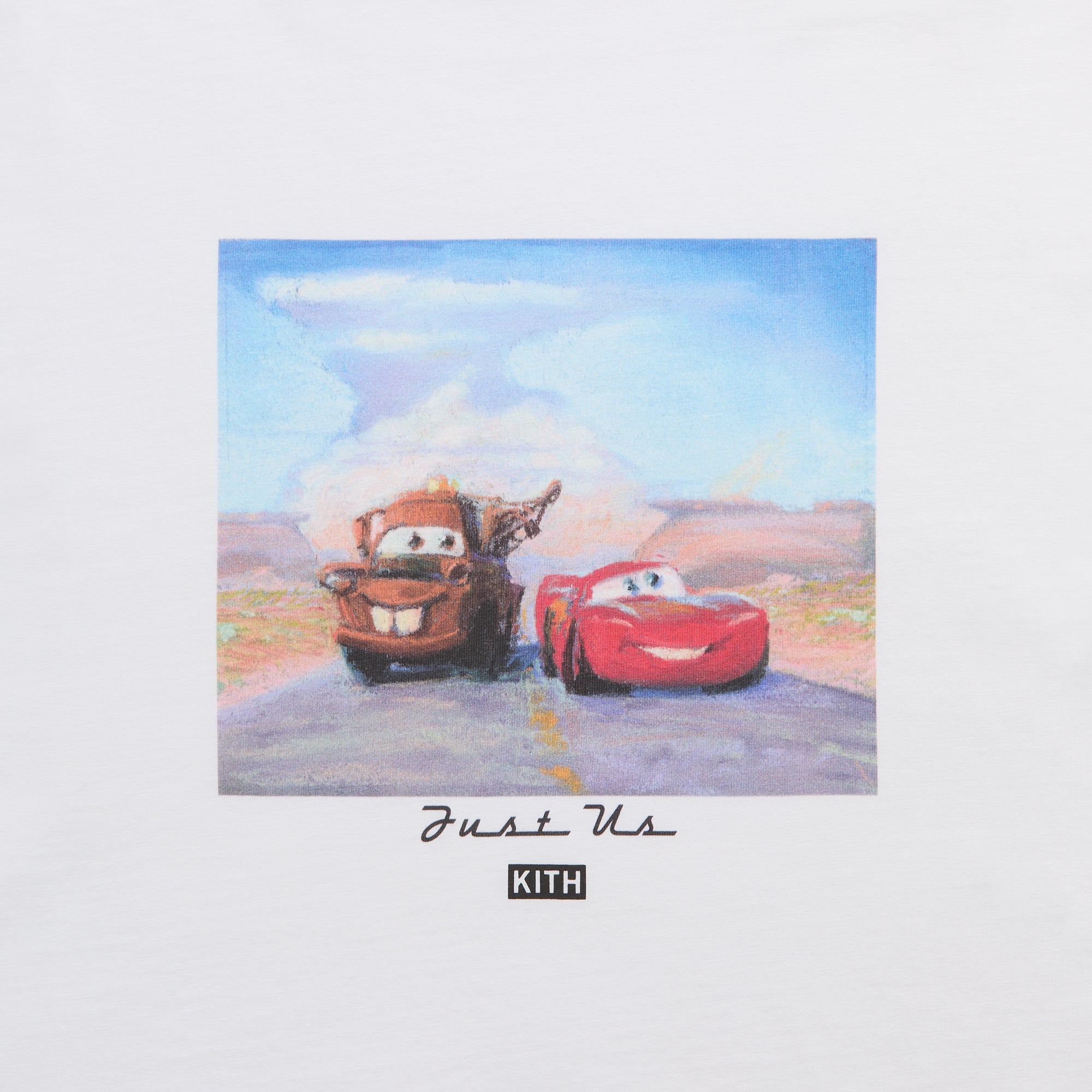 Disney | Kith for Pixar Cars Just Us Vintage Tee - White – Kith Europe