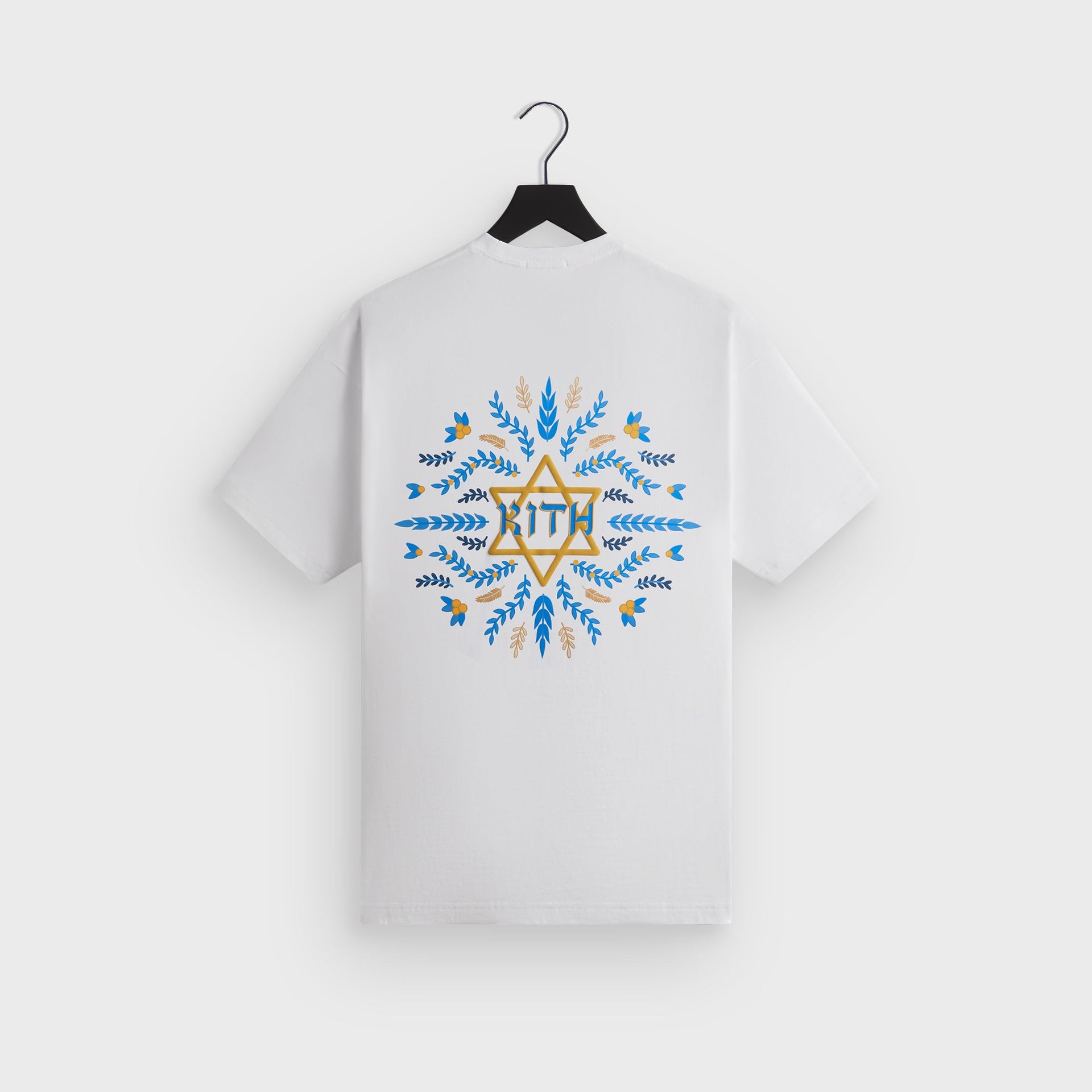 Kith Hanukkah Olive Branch Pocket Tee - White