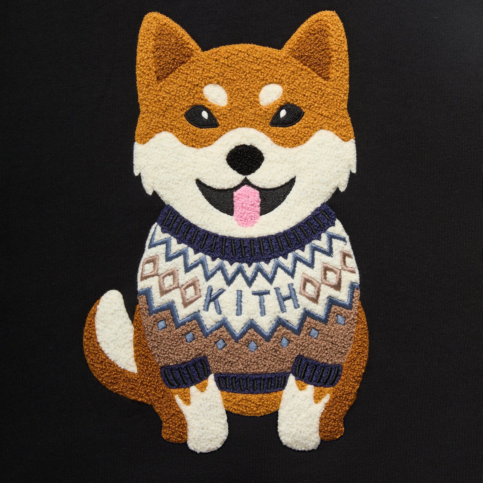 Kithmas Shiba Nelson Crewneck - Black