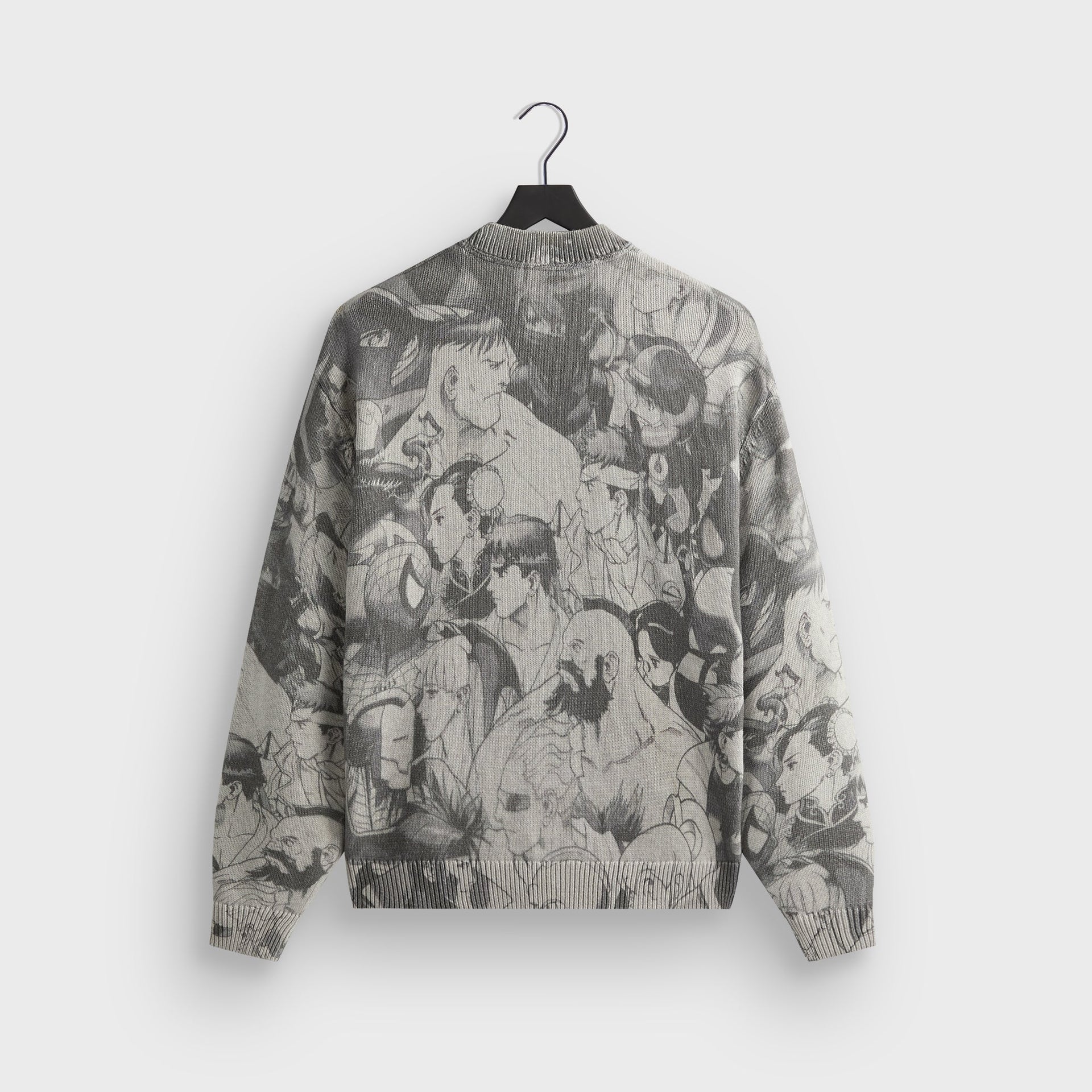 Marvel vs. Capcom | Kith Super Heroes Crewneck Sweater - Light Heather Grey