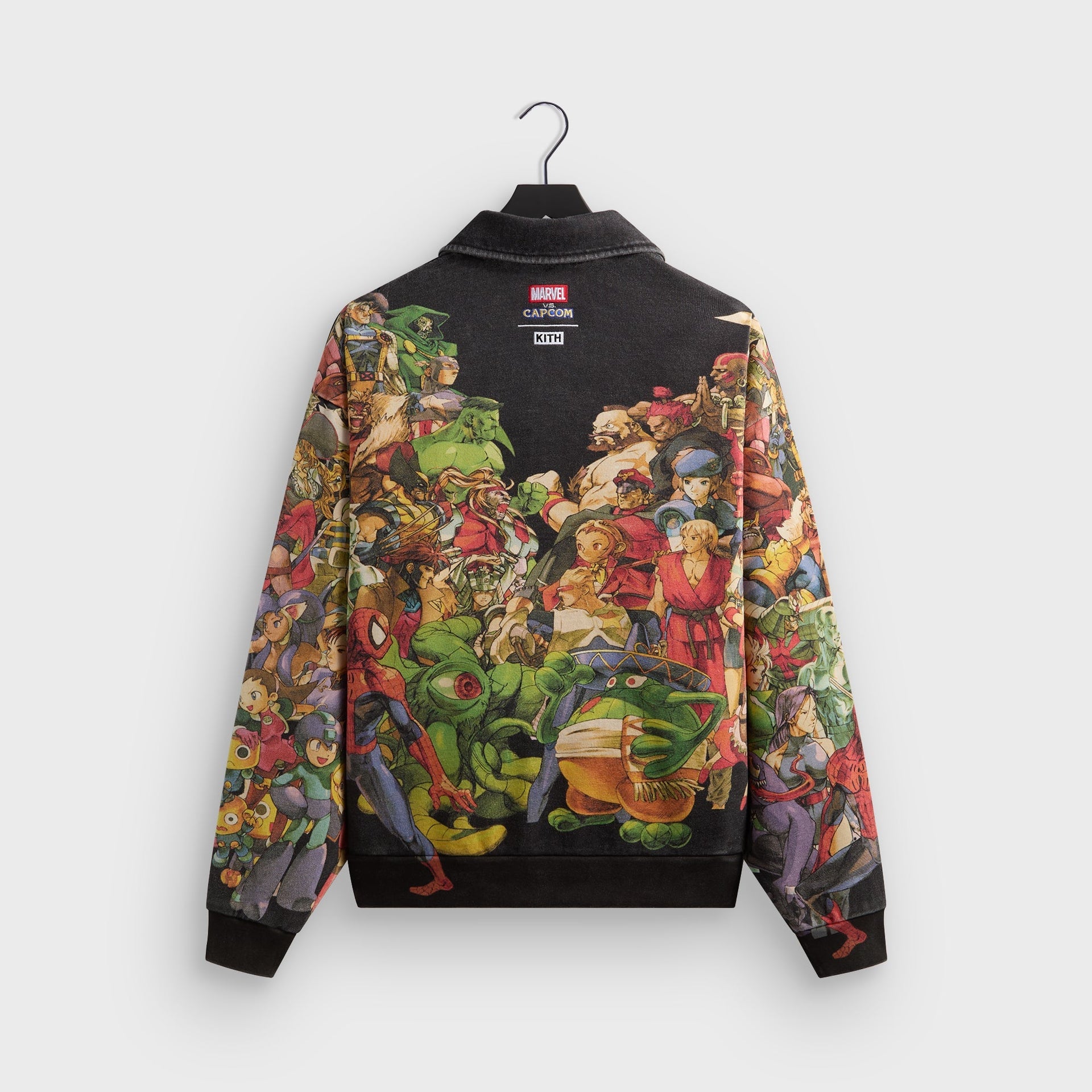 Marvel vs. Capcom | Kith Age of Heroes Nelson Fleece Rugby - Black - PH