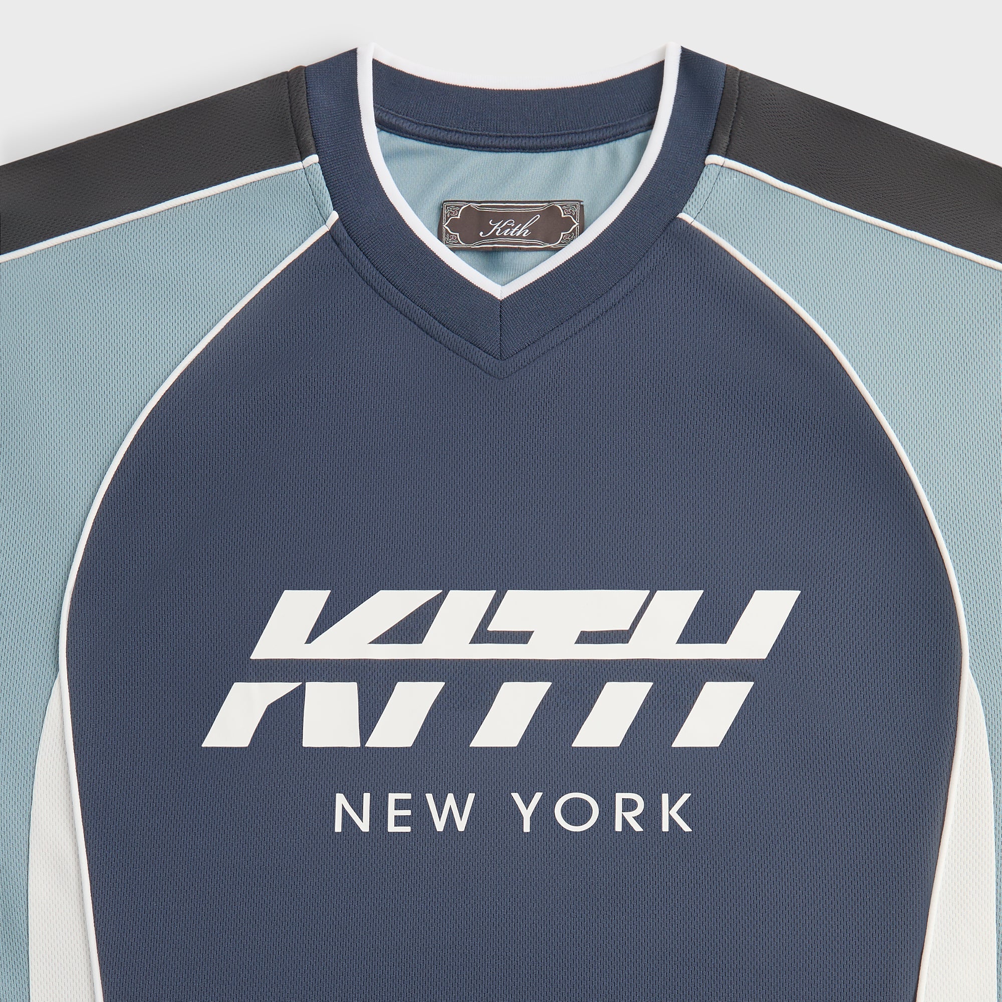 トップス kith MESH JERSEY Kith Malik Long Sleeve Mesh Jersey - Nocturnal – Kith Europe