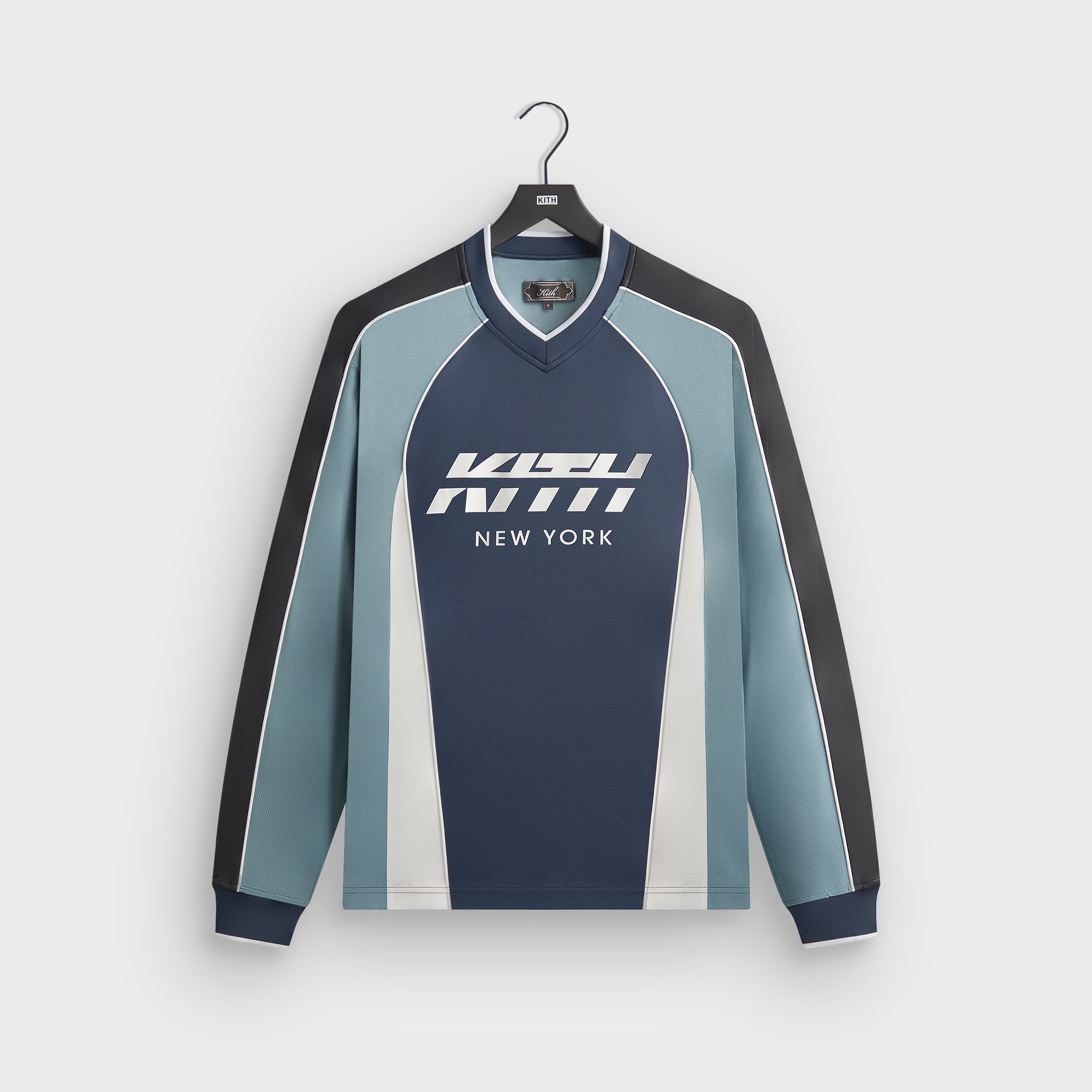新品 Kith Malik Long Sleeve Mesh Jersey XL Kith Malik Long Sleeve Mesh Jersey - Nocturnal – Kith Europe