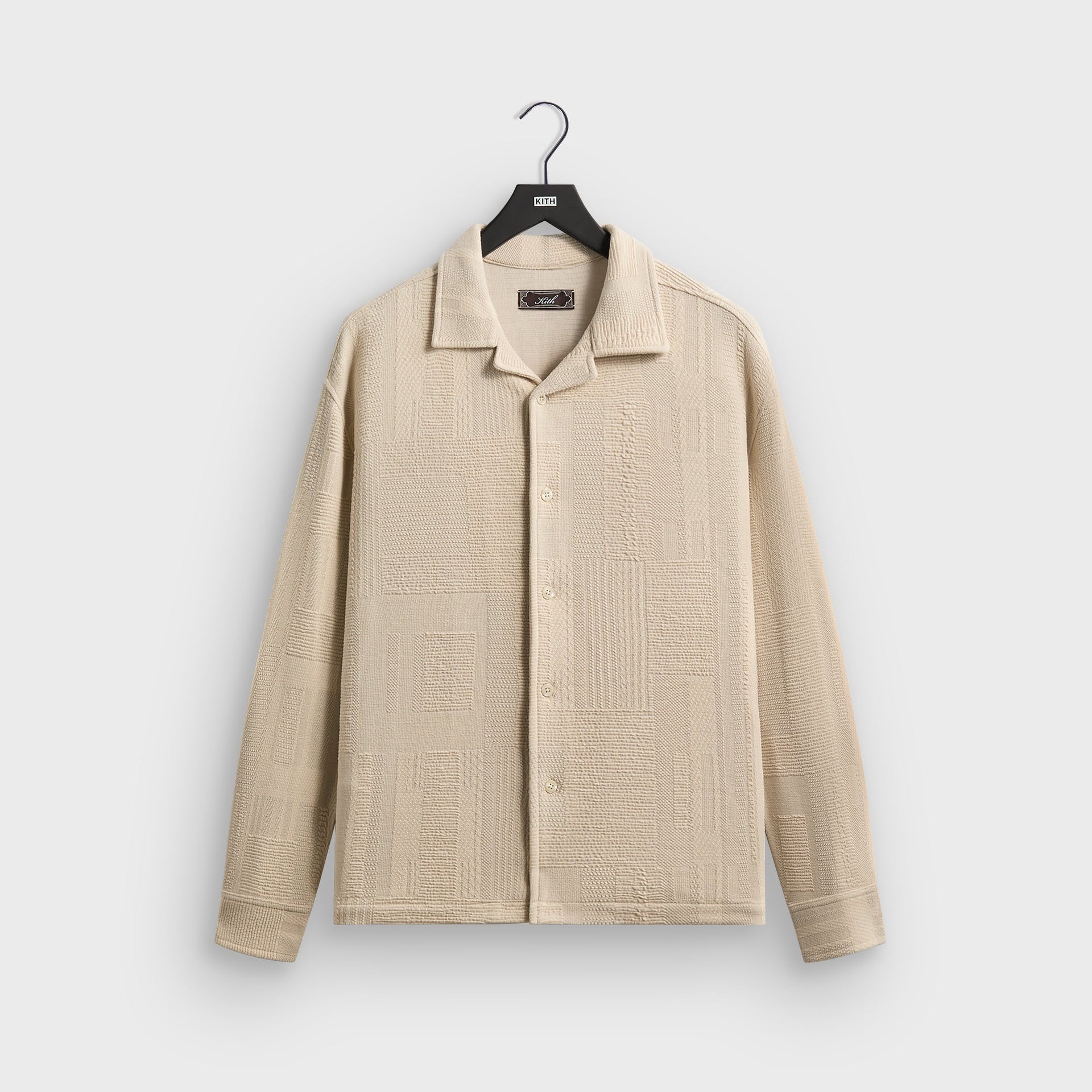 Kith Geometric Knit Cohen Shirt - Hallow - PH