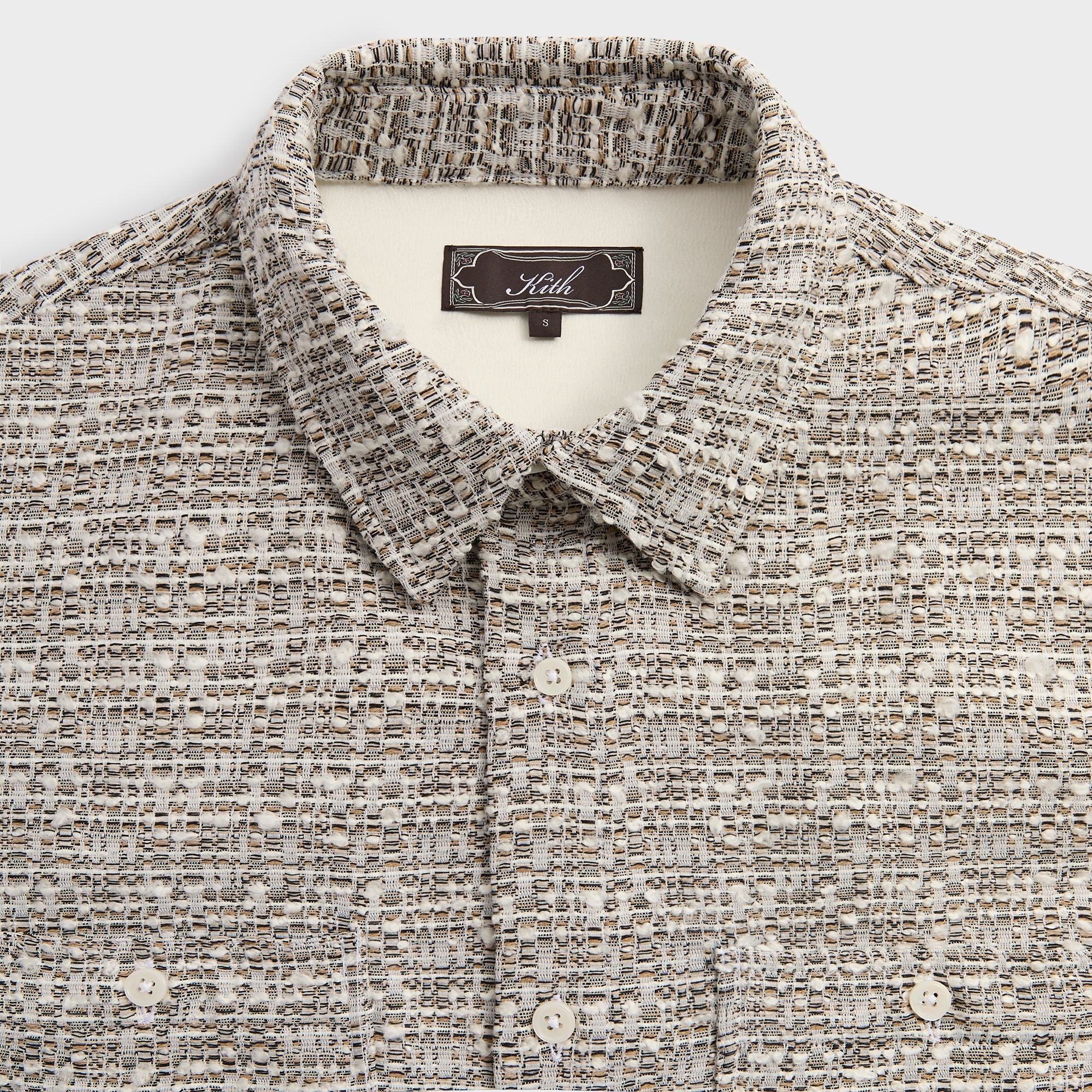 Kith Mixed Weave Apollo Shirt - Overcast – Kith Europe