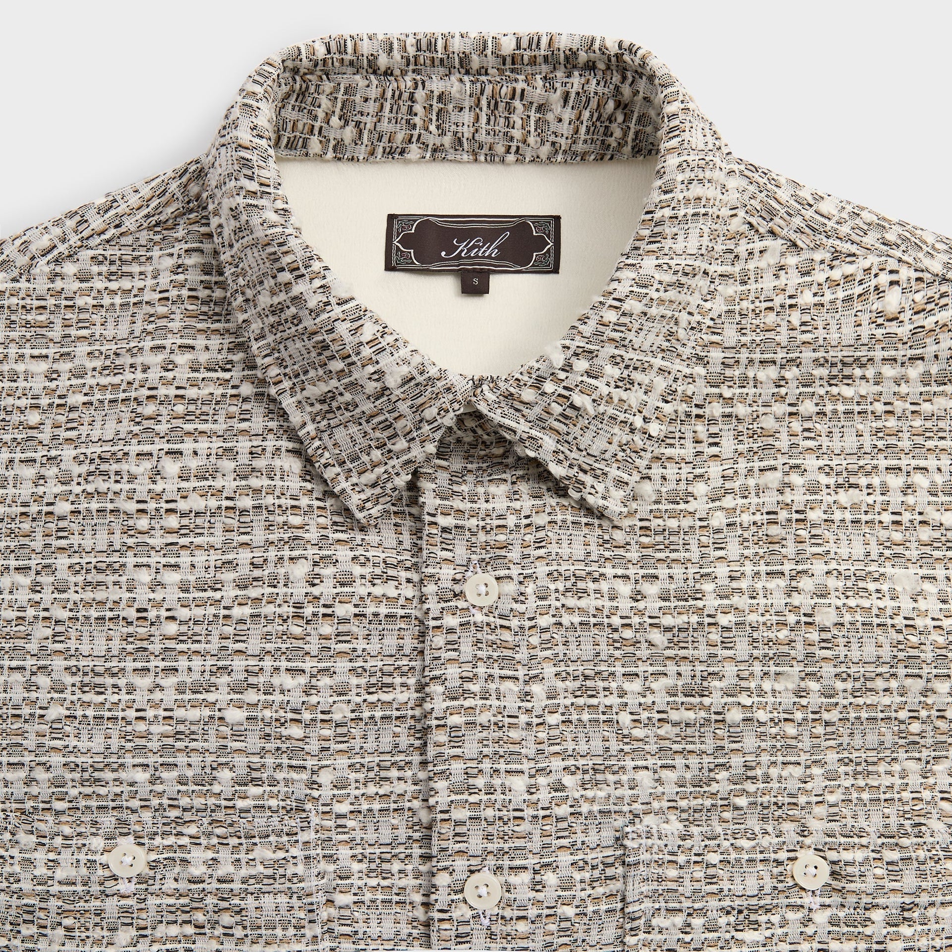 Kith Mixed Weave Apollo Shirt - Overcast - PH