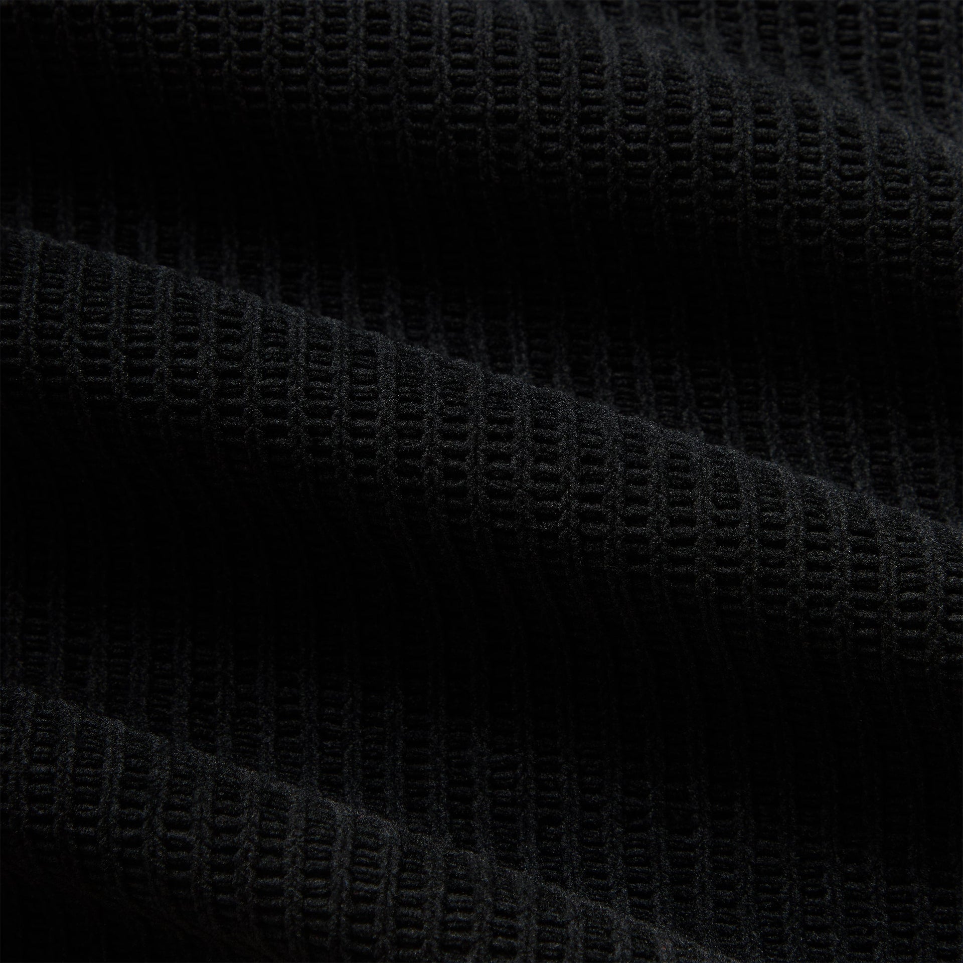 Kith Rib Stitch Ronin Henley Sweater - Black