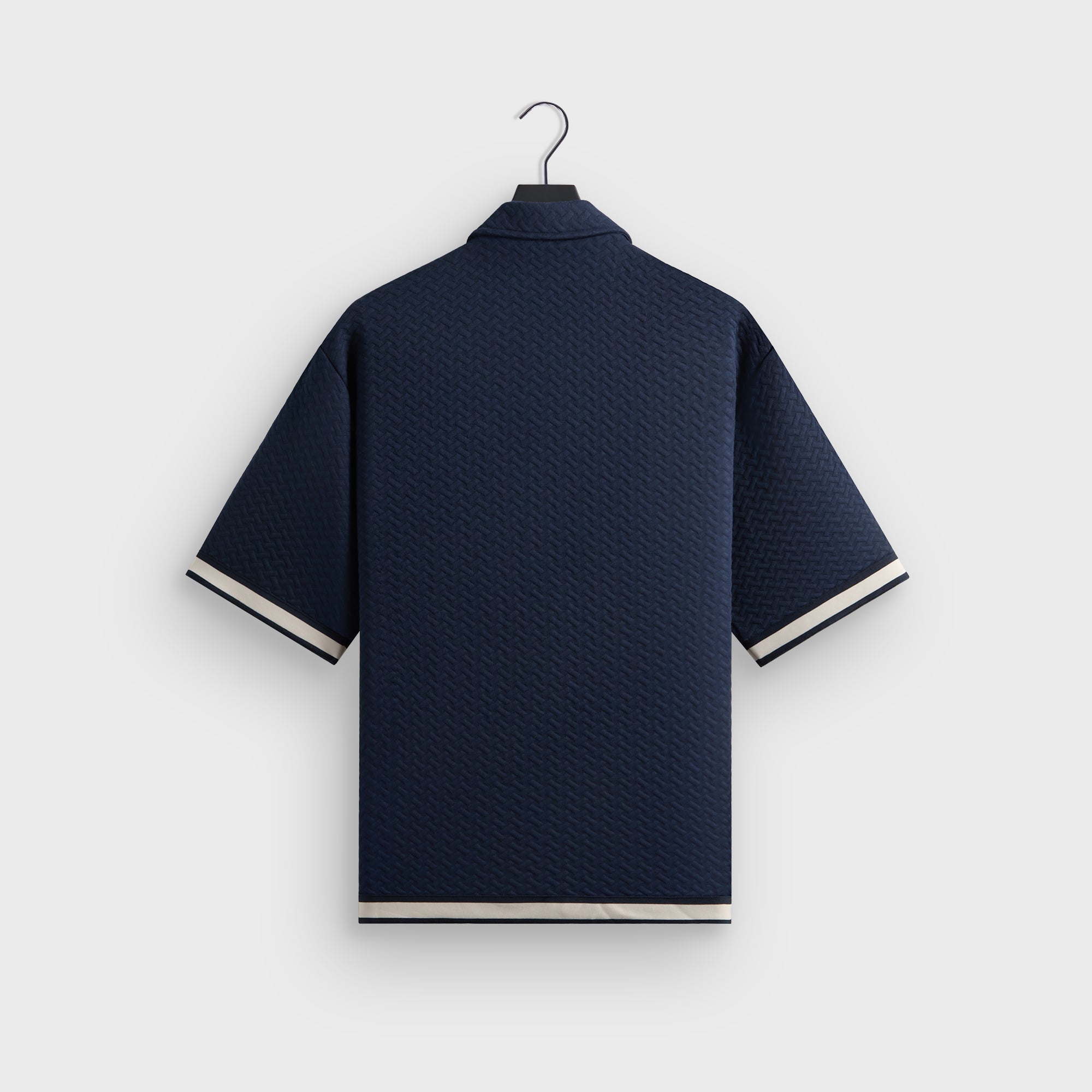 Kith Tessellation Interlock Woodpoint Shirt - Nocturnal – Kith Europe