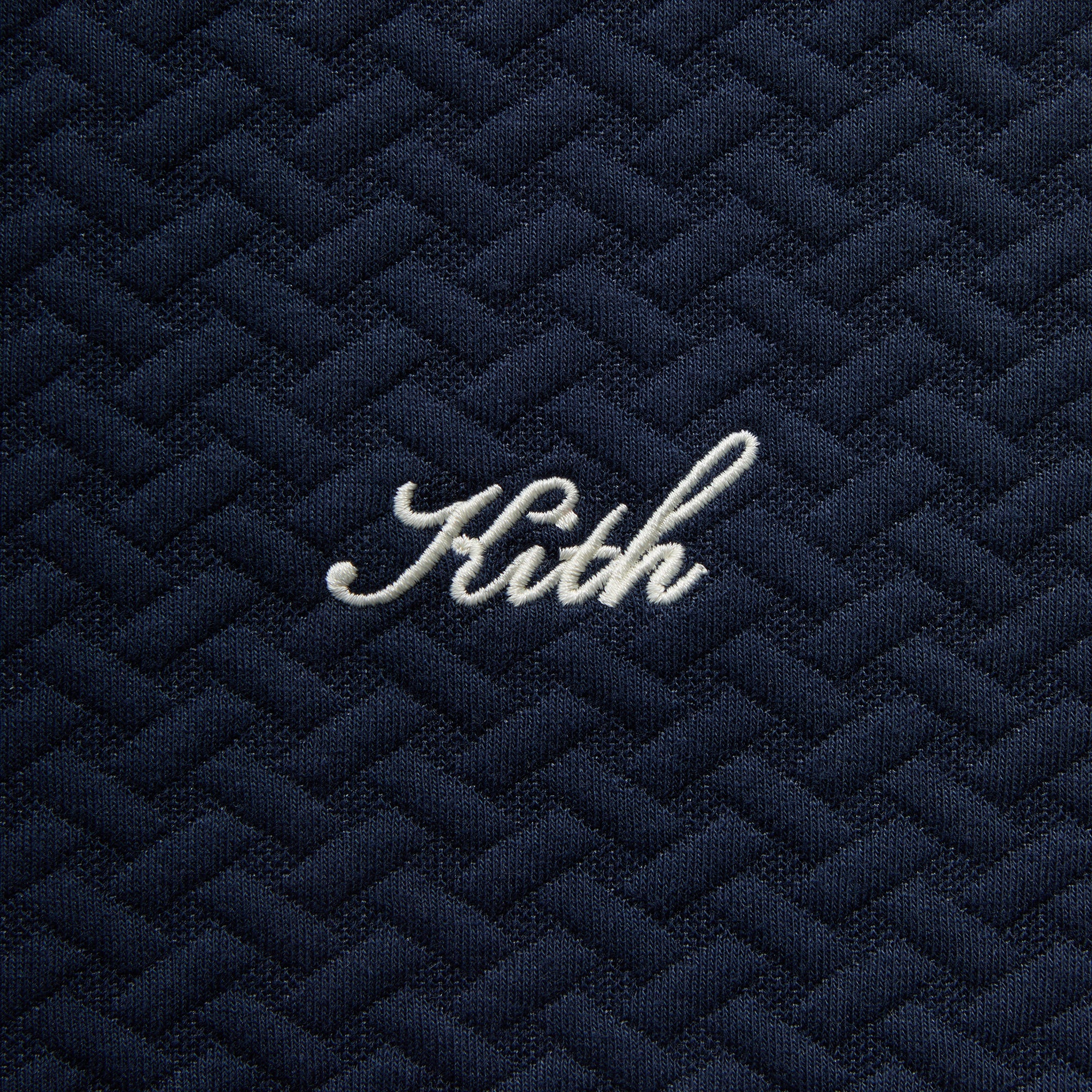 Kith Tessellation Interlock Woodpoint Shirt - Nocturnal – Kith Europe