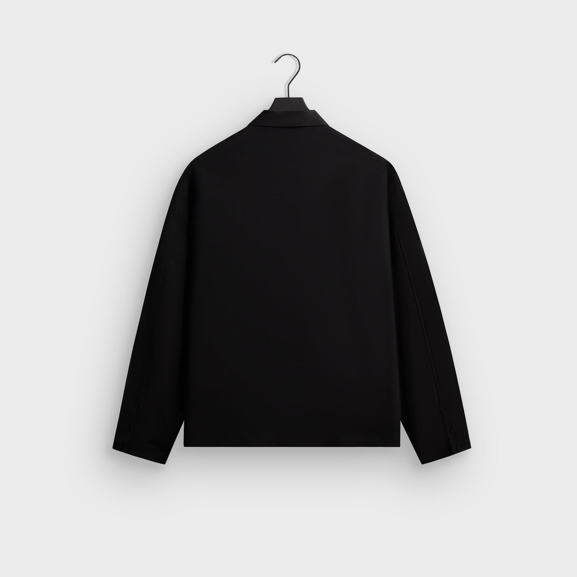 &Kin for Kith Origins Long Sleeve Davenport Tropical Wool Shirt - Black - PH