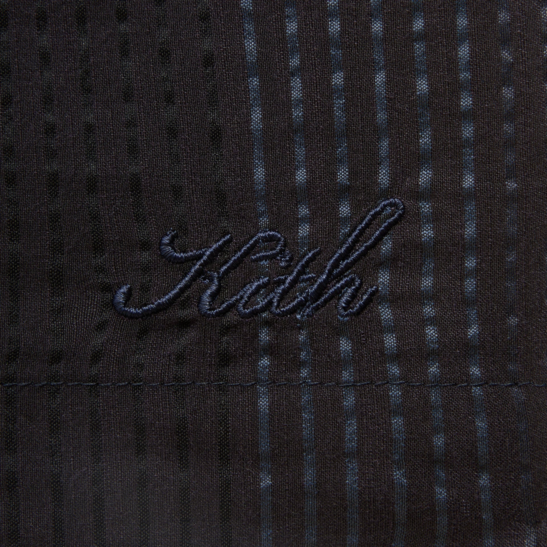Kith Seersucker Harway Polo - Nocturnal - PH