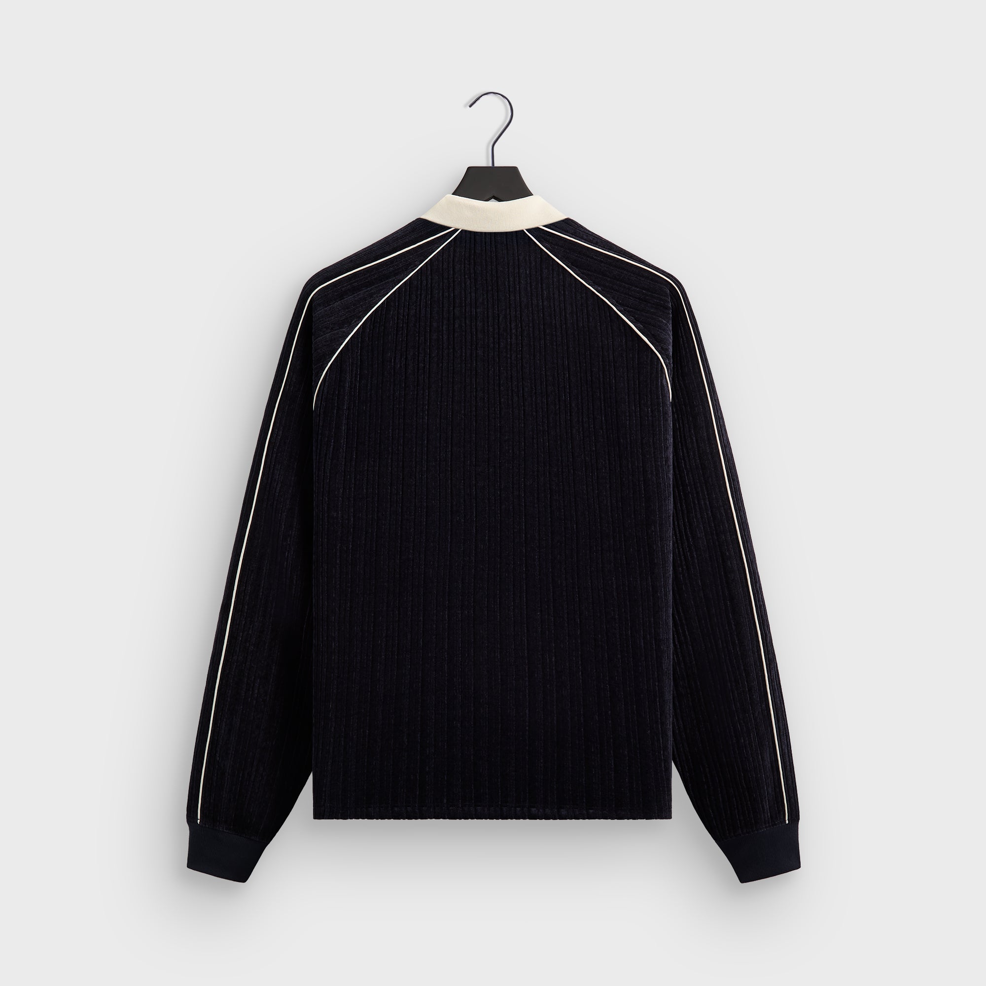 Kith Velvet Corduroy Long Sleeve Trevor Polo - Ink – Kith Europe