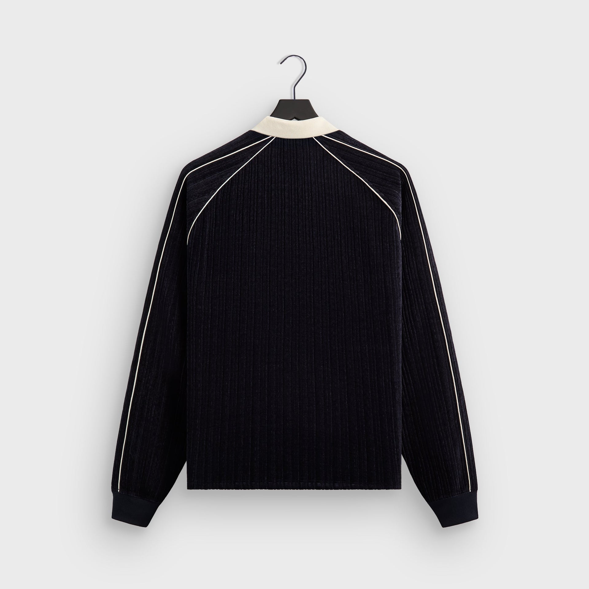 Kith Velvet Corduroy Long Sleeve Trevor Polo - Ink