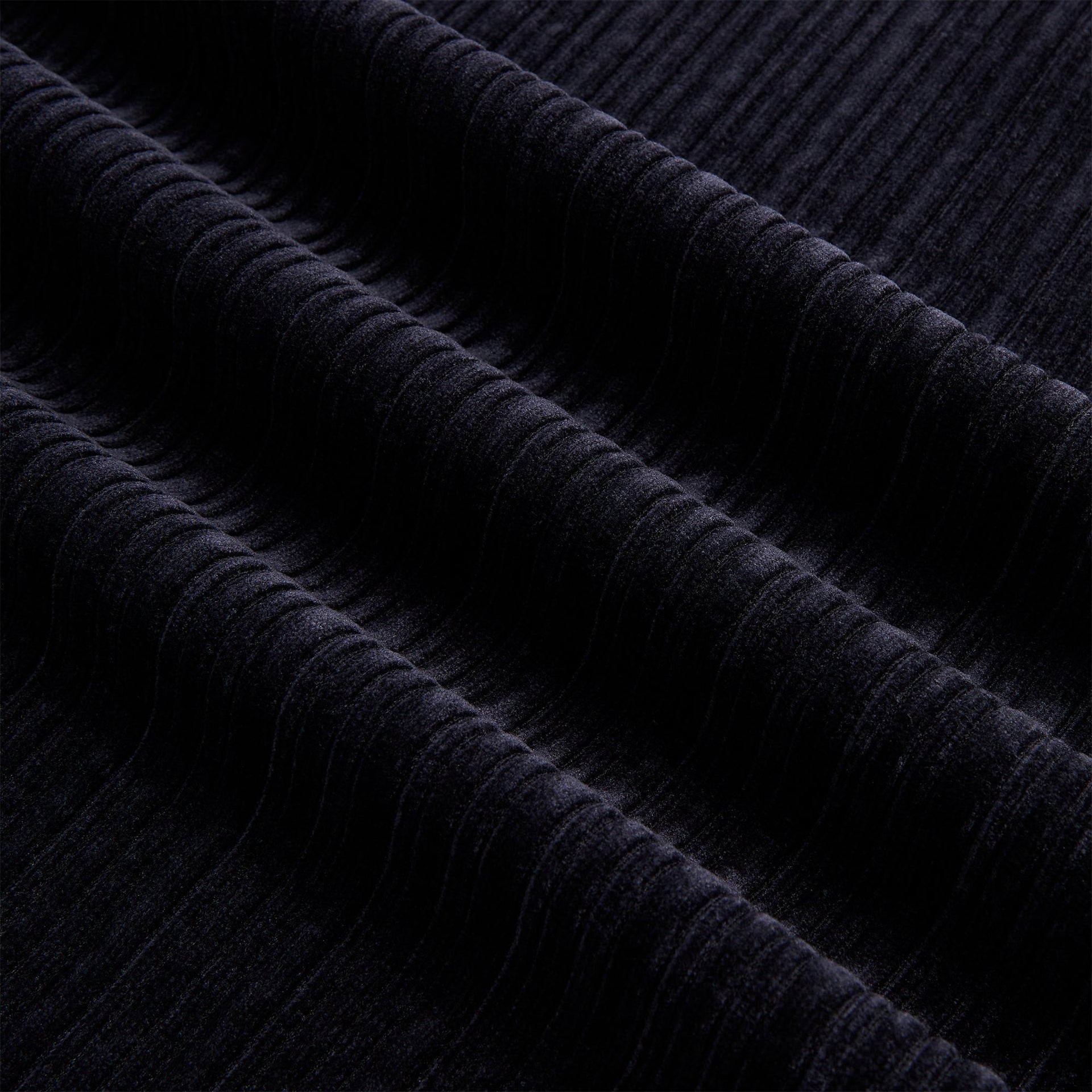 Kith Velvet Corduroy Long Sleeve Trevor Polo - Ink