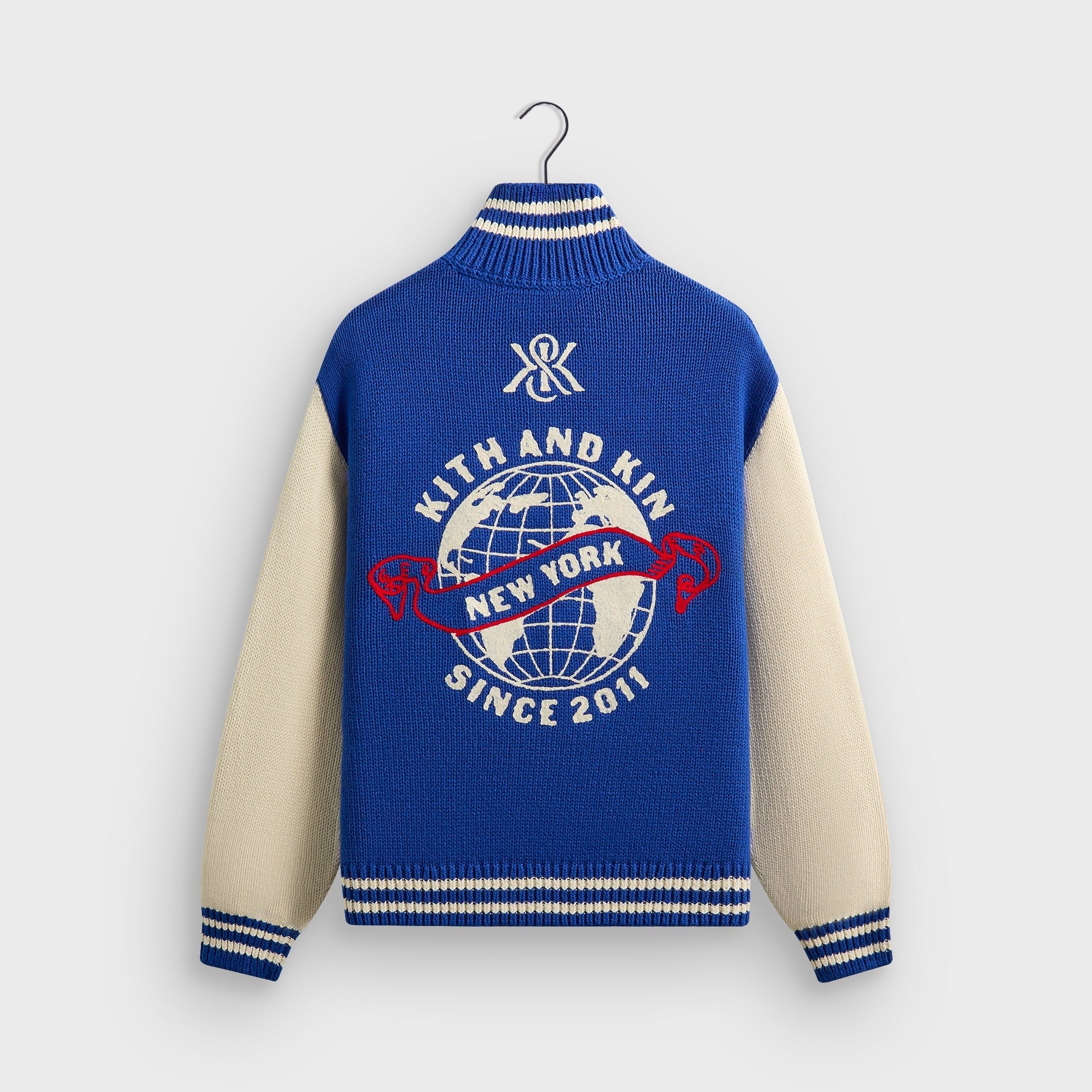 Kith Quarter Zip Wyona Sweater - Cyclone - PH