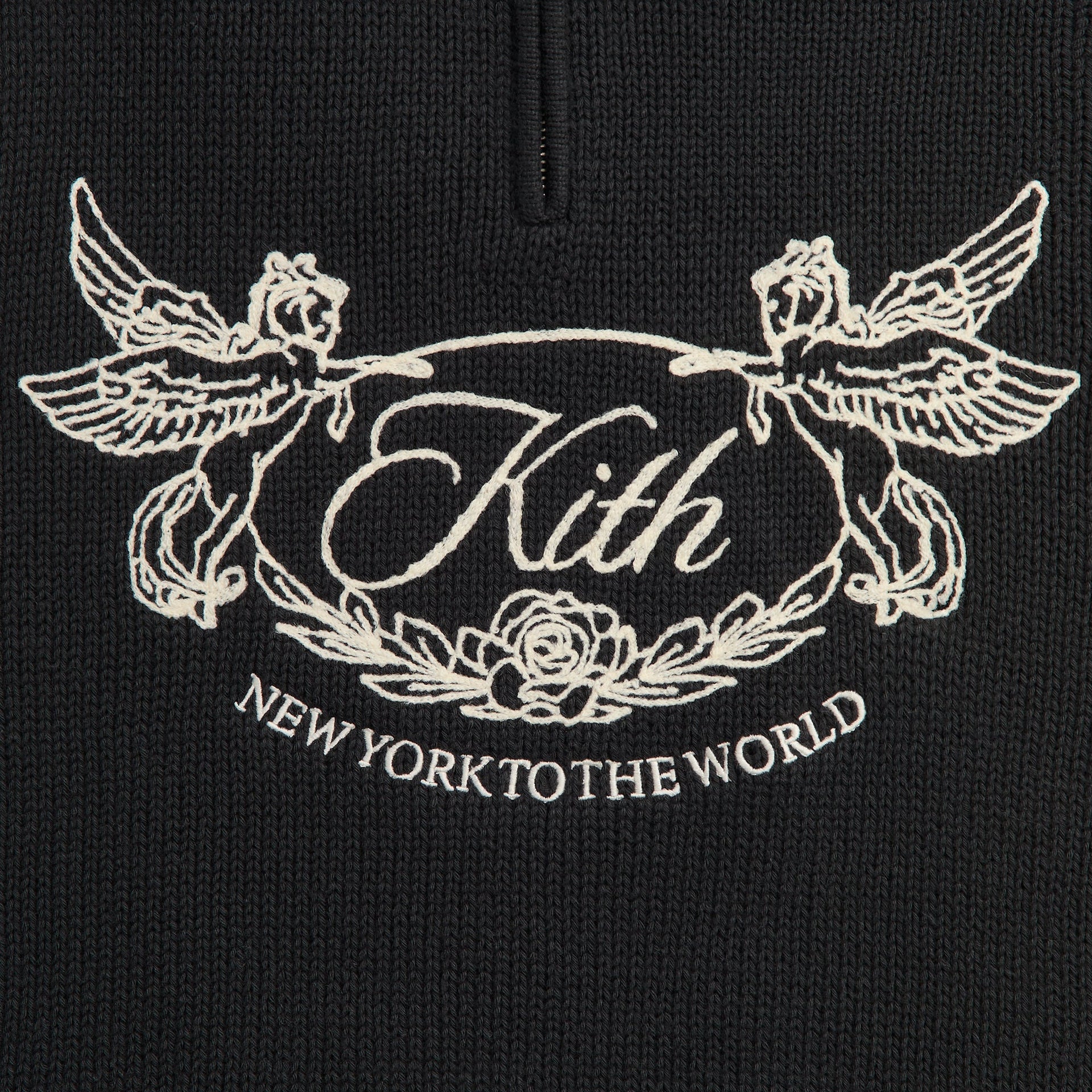 Kith Quarter Zip Wyona Sweater - Ink - PH