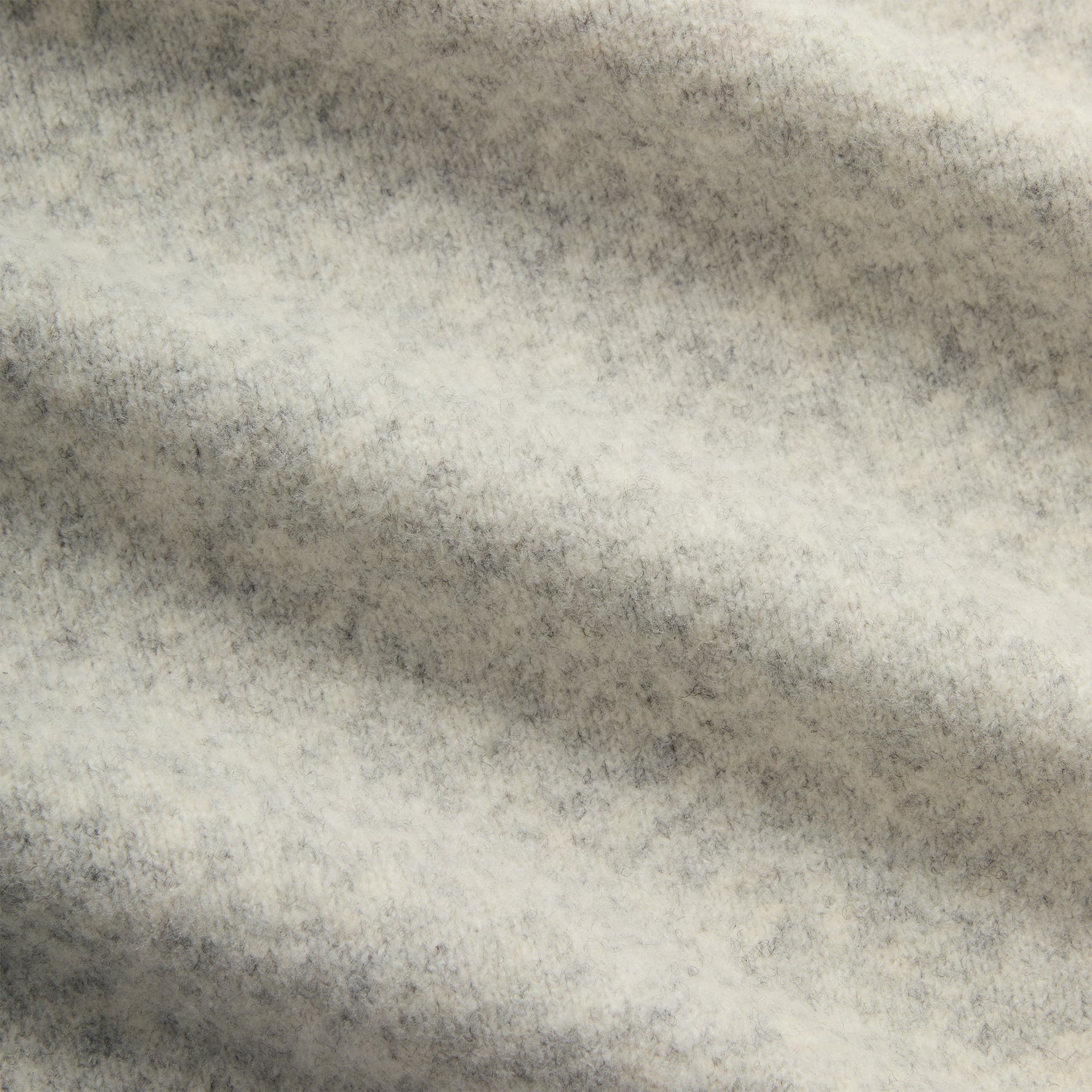 Kith Boucle Harmon Henley Sweater - Light Heather Grey - PH