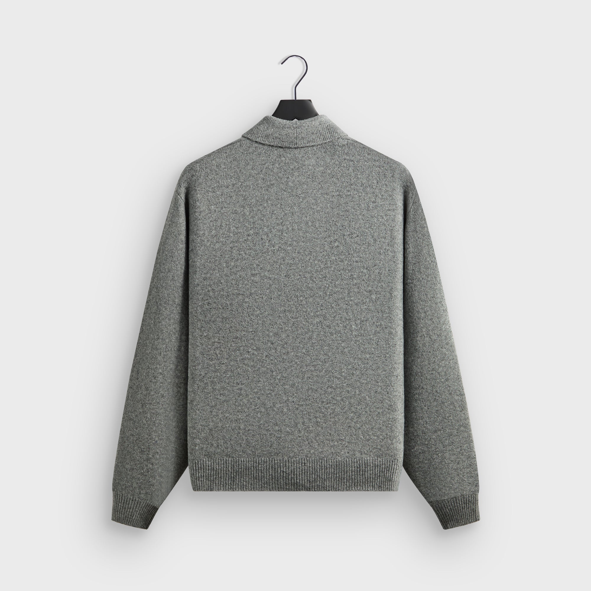 Kith Marled Harmon Rugby Pullover - Mid Heather Grey – Kith Europe