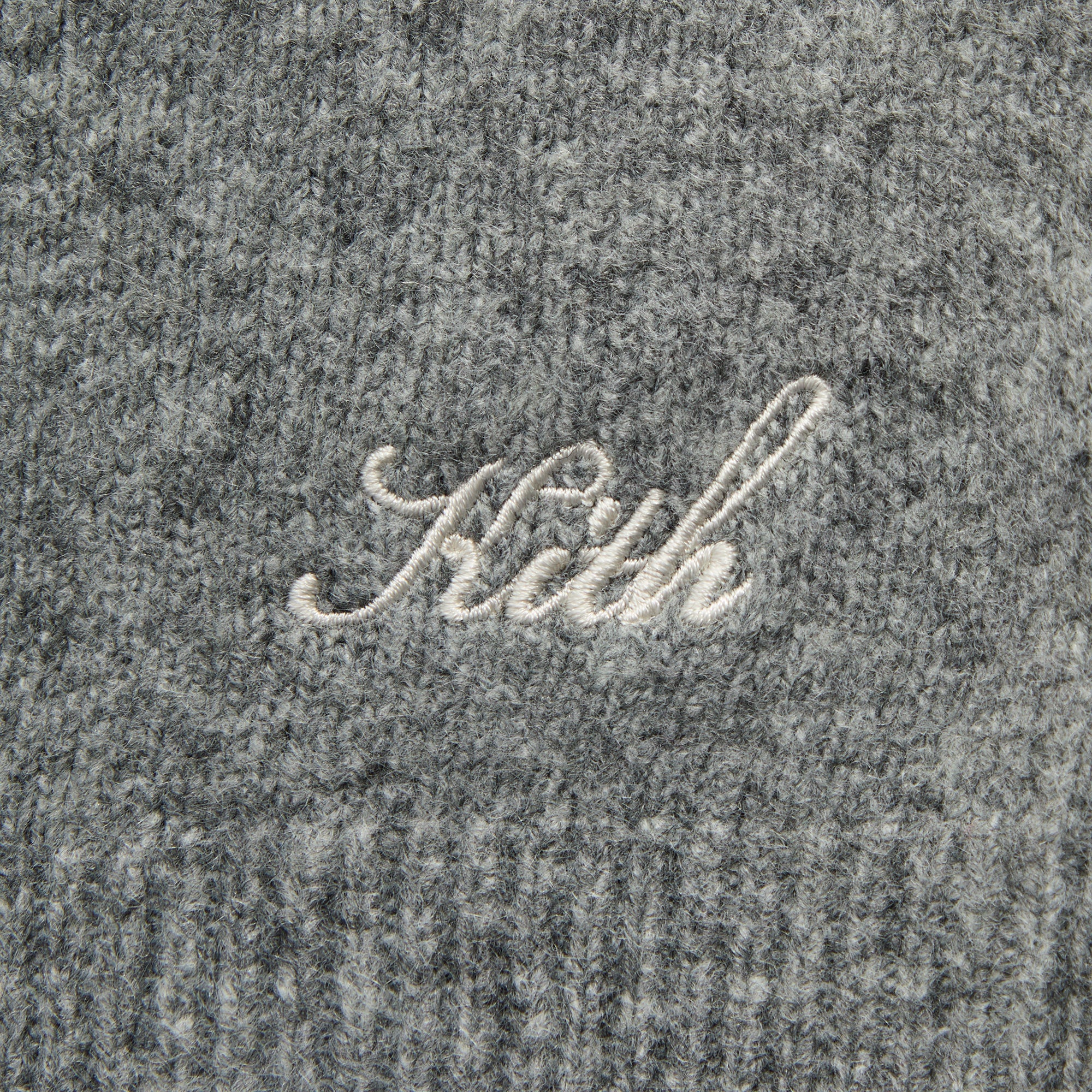 Kith Marled Harmon Rugby Pullover - Mid Heather Grey – Kith Europe