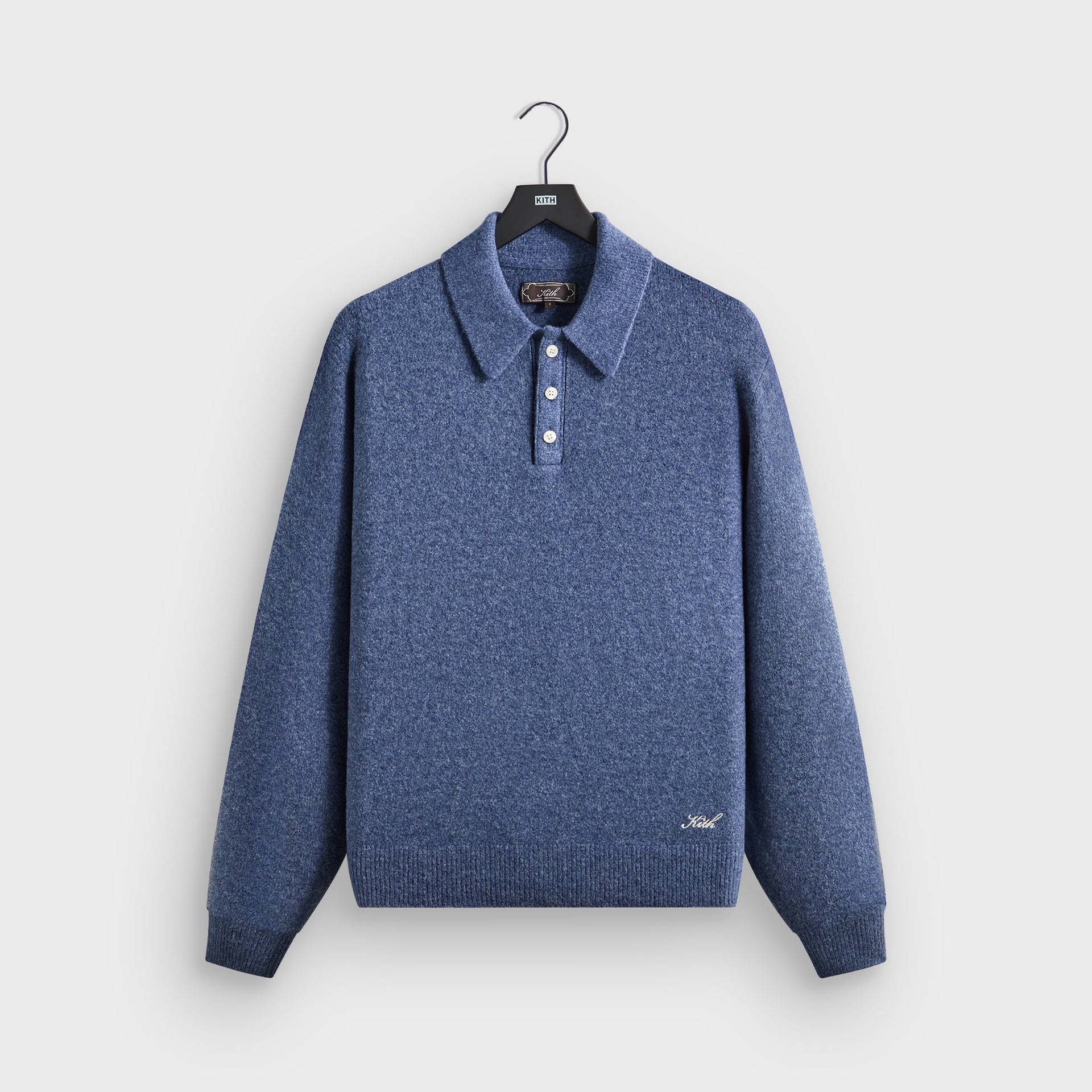 Kith Marled Harmon Rugby Pullover - Farrow - PH