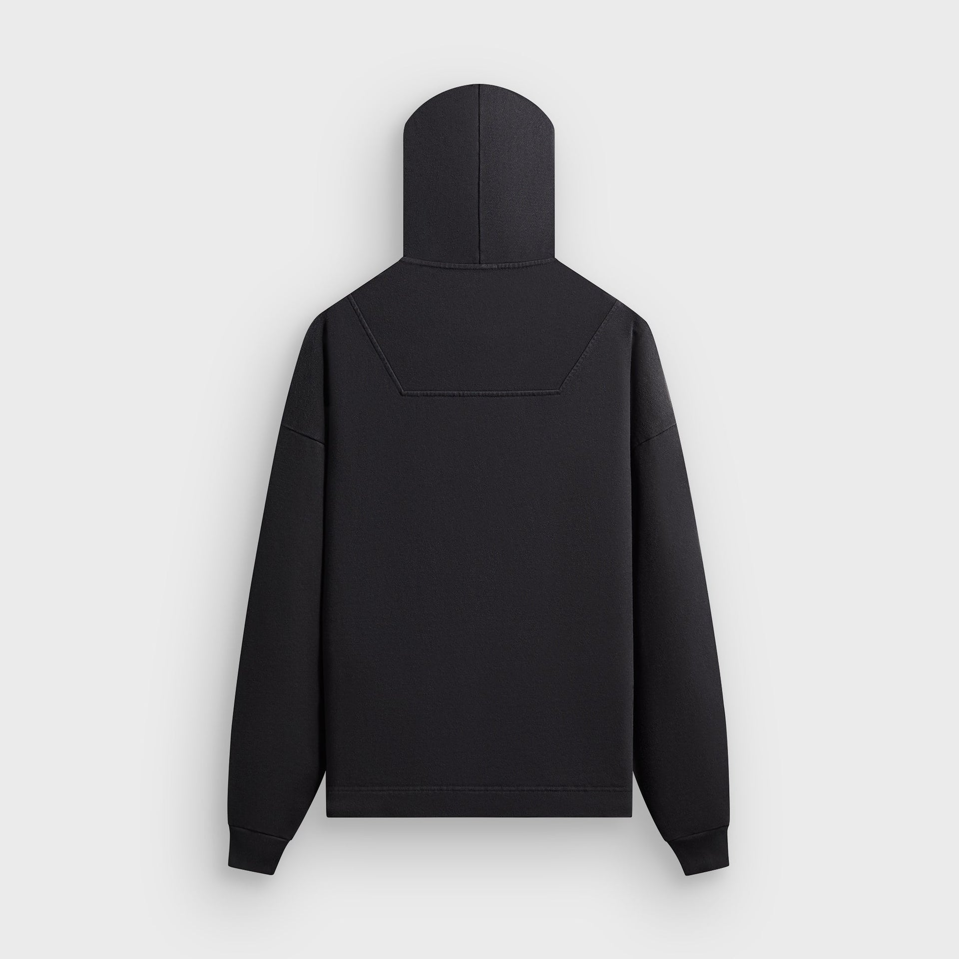 Kith Rib Neck Cropped Camden Hoodie - Black - PH