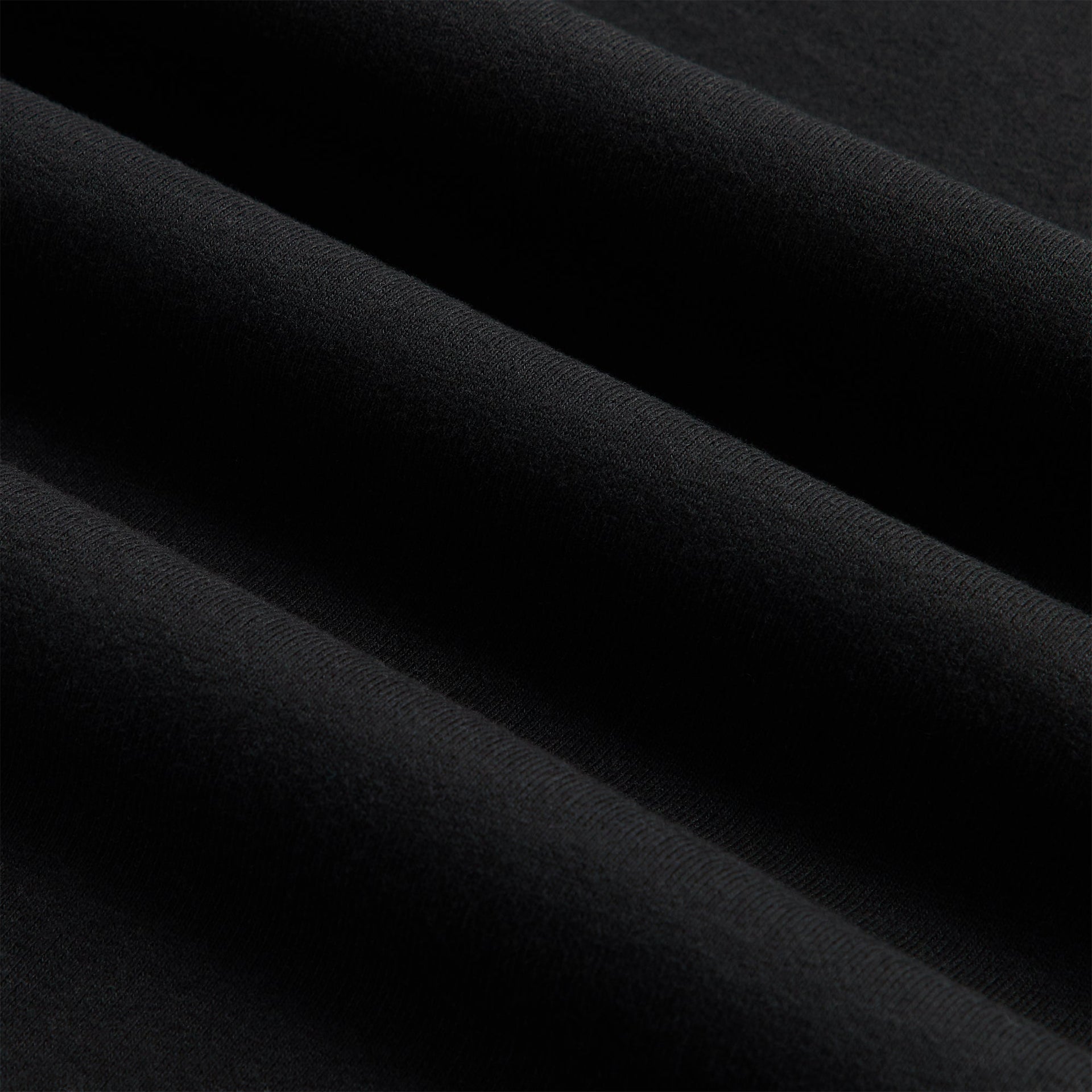 Kith Rib Neck Cropped Camden Hoodie - Black - PH