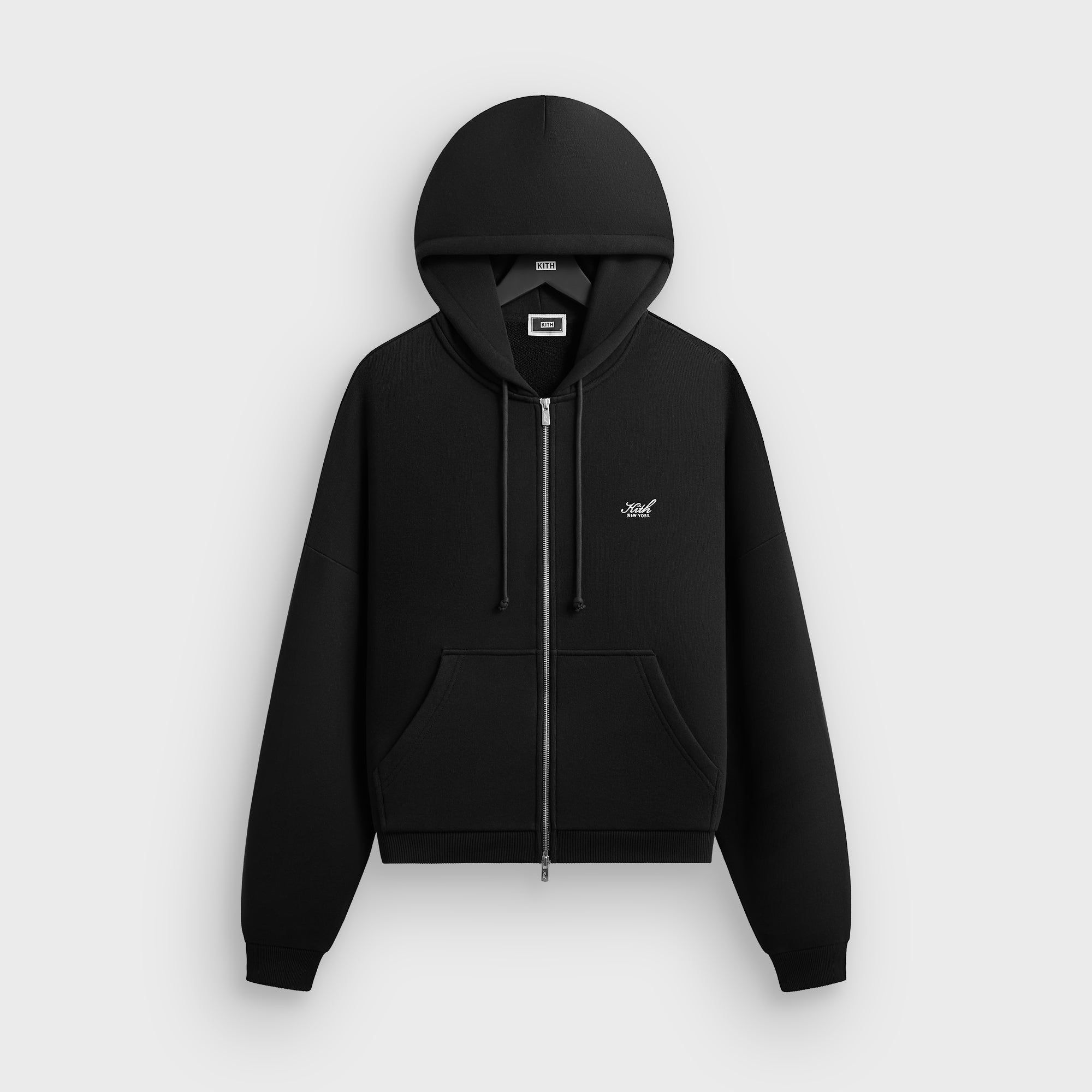 Kith Braxton Full Zip Hoodie - Black – Kith Europe
