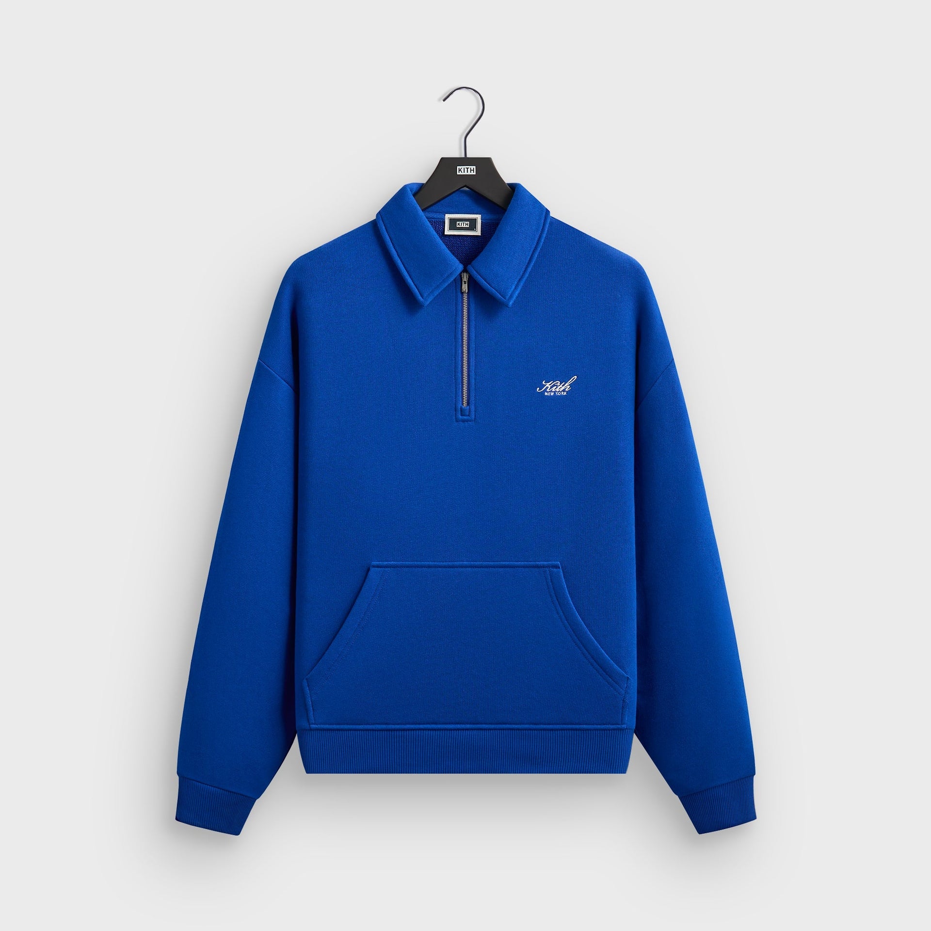 Kith Quarter Zip Popover Sweatshirt - Cyclone - PH