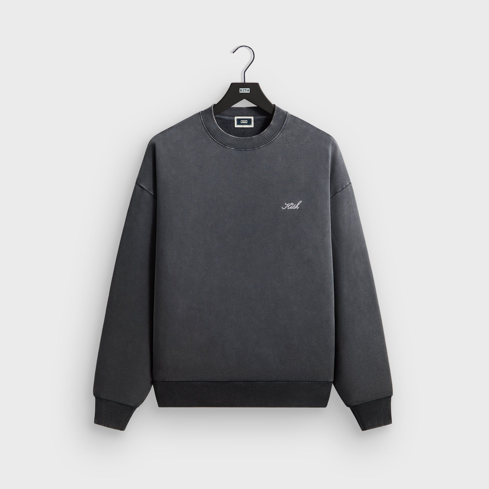 Kith Garment Dyed Nelson Crewneck - Asteroid
