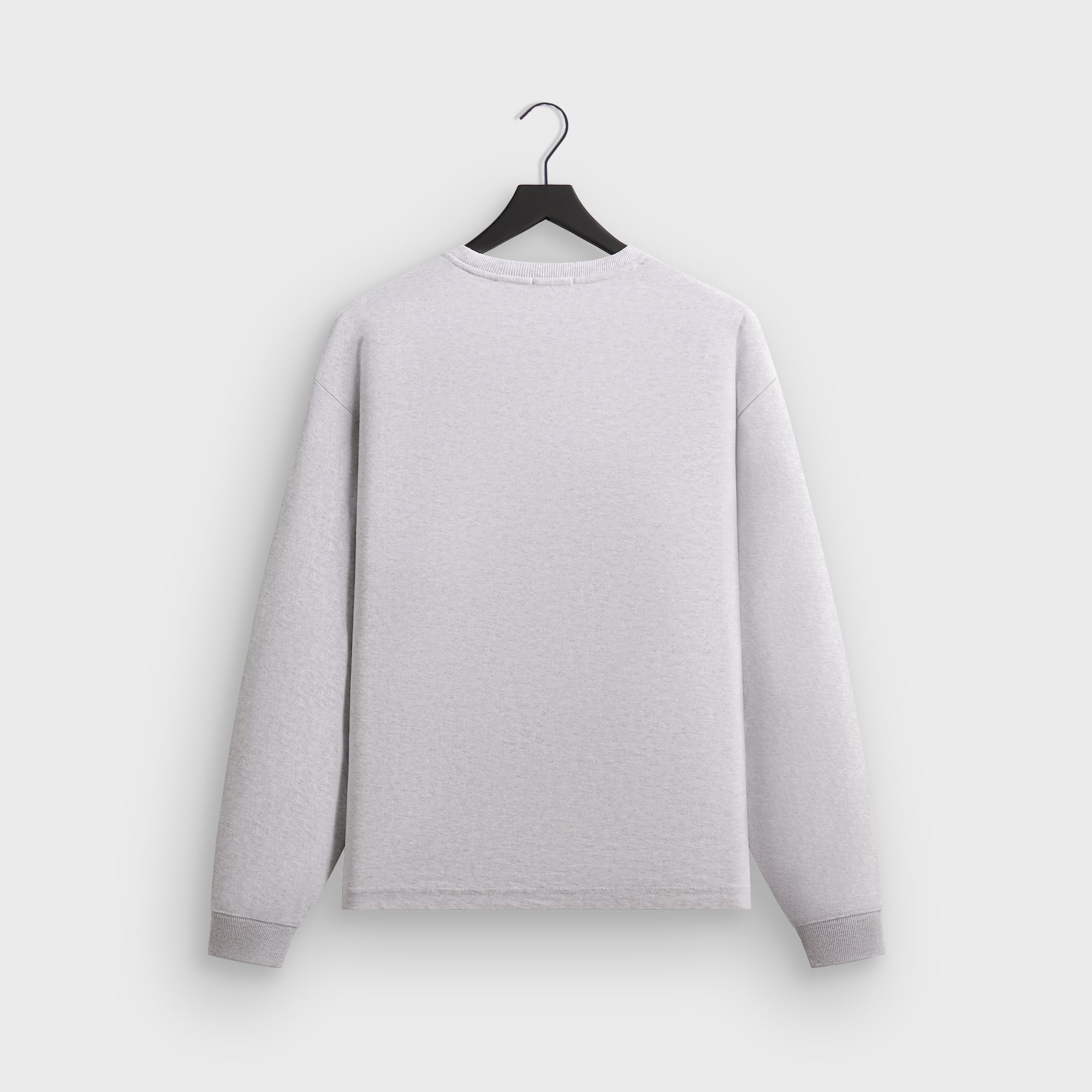 Kith Long Sleeve Quinn Tee - Light Heather Grey – Kith Europe