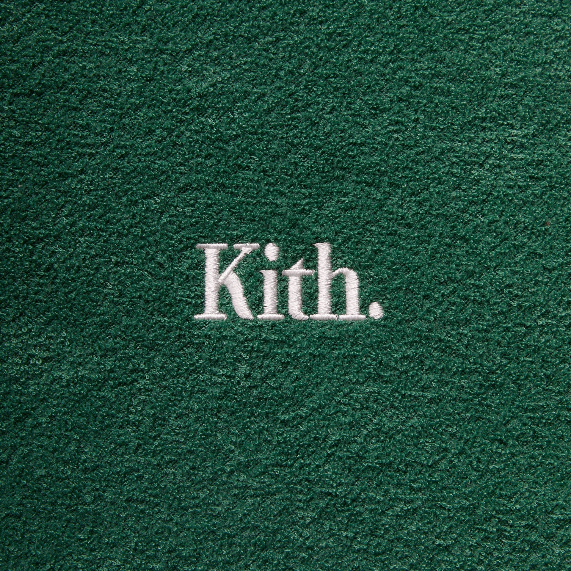 Kith Towel Boucle Long Sleeve Drew Polo - Newt - PH