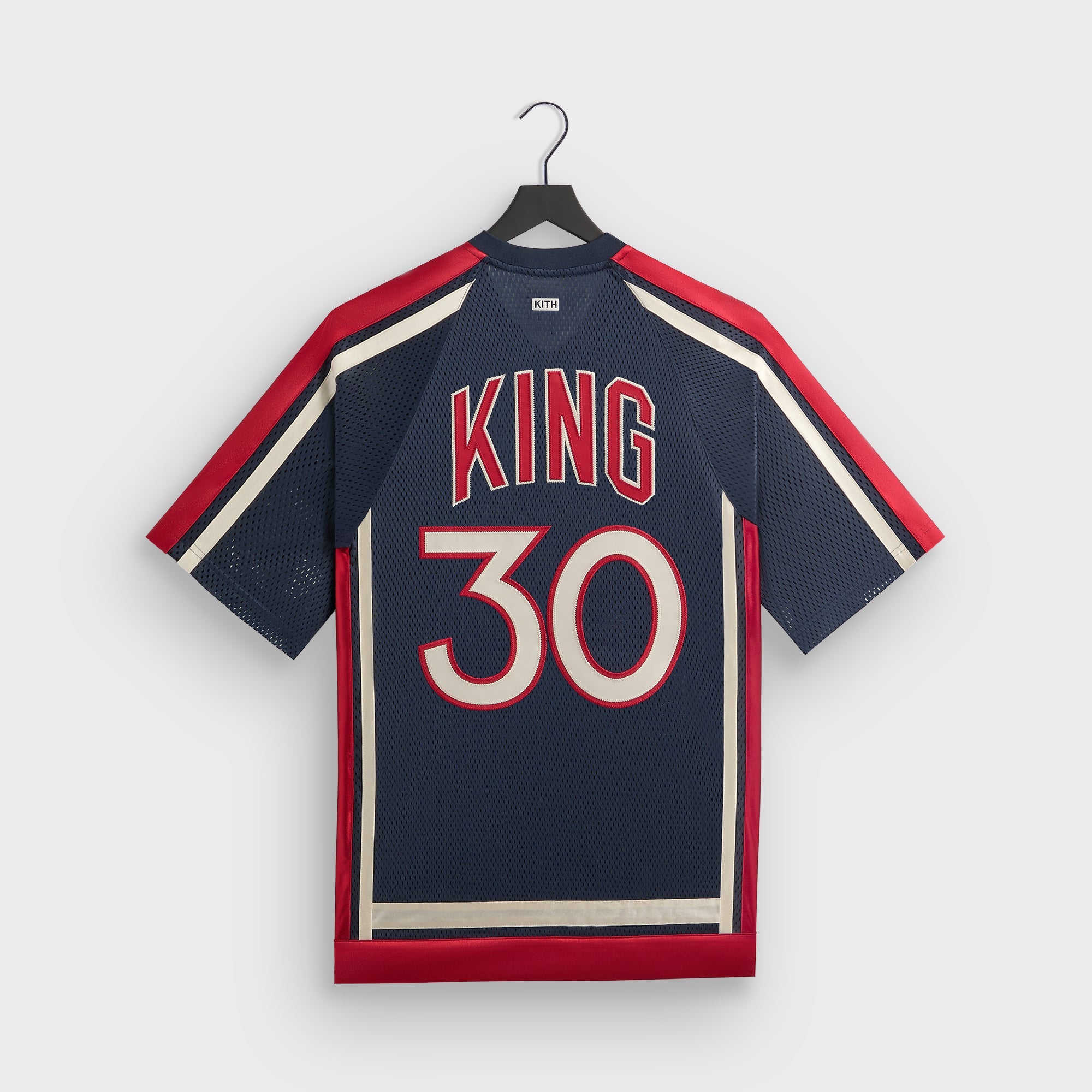 kith サッカーシャツ　New York サイズM Kith for the New York Knicks Bernard King Mesh Shirt - Nocturnal