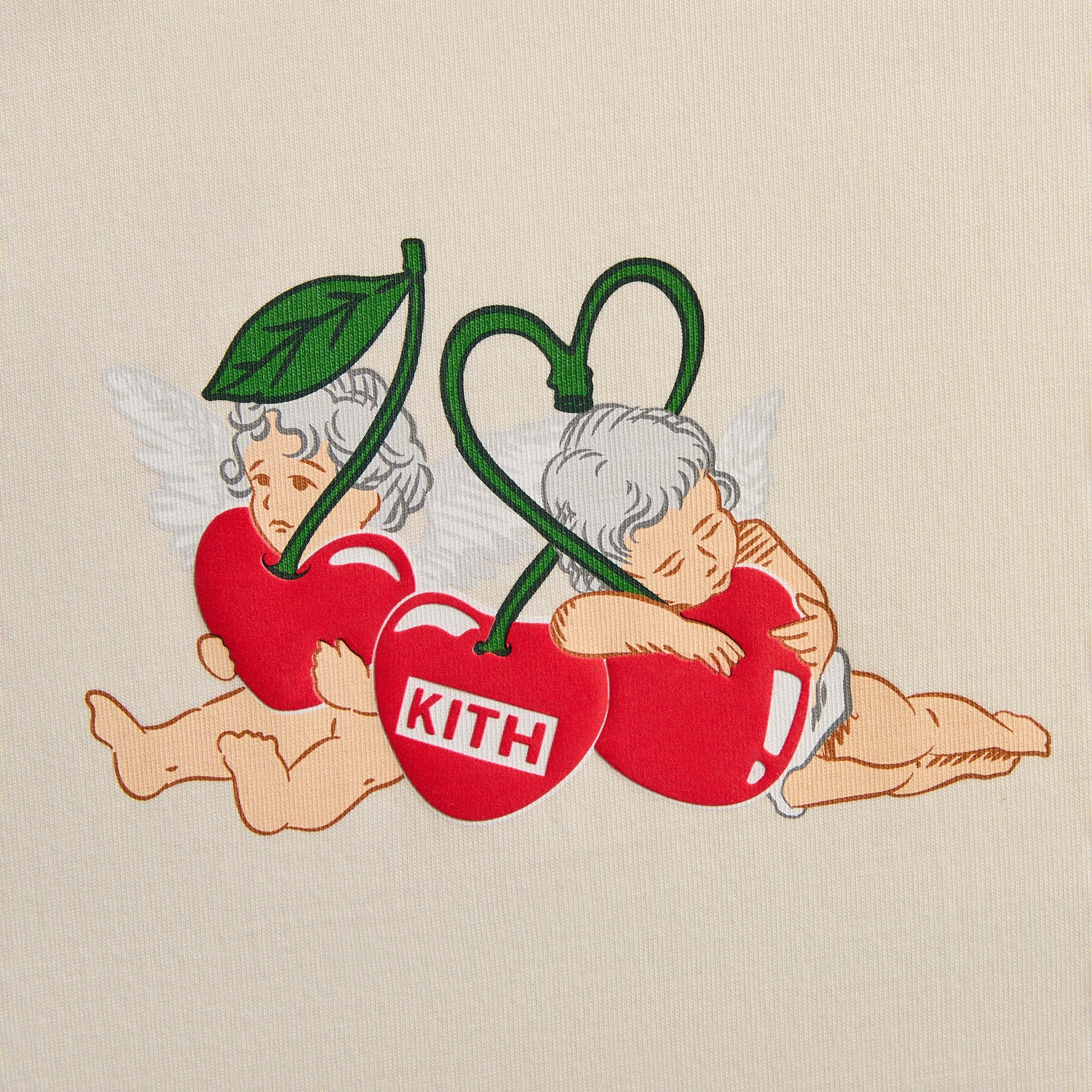 Kith Cherry Bunch Tee - Sandrift