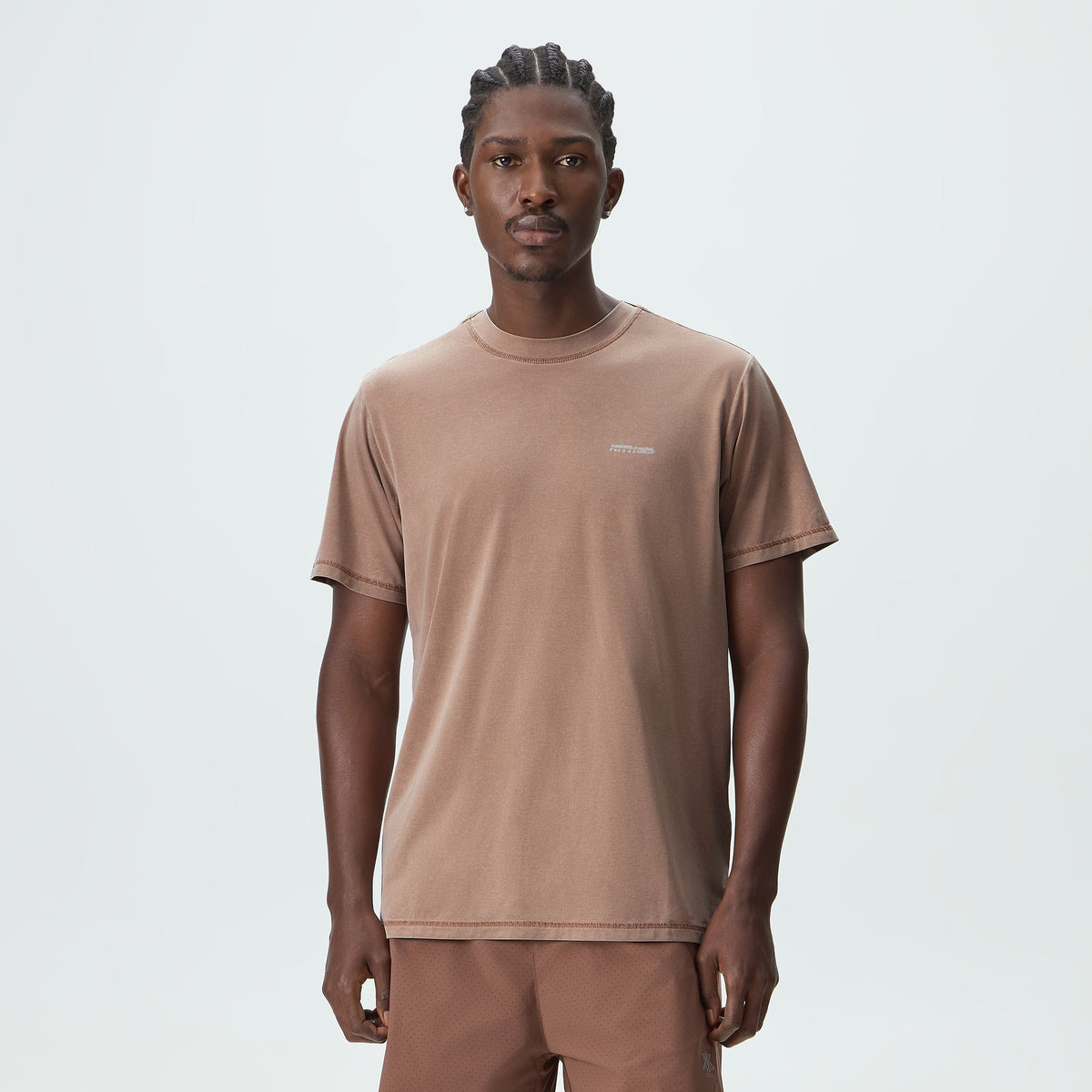 Kith Garment-Dyed Heathrow Tee - Henna
