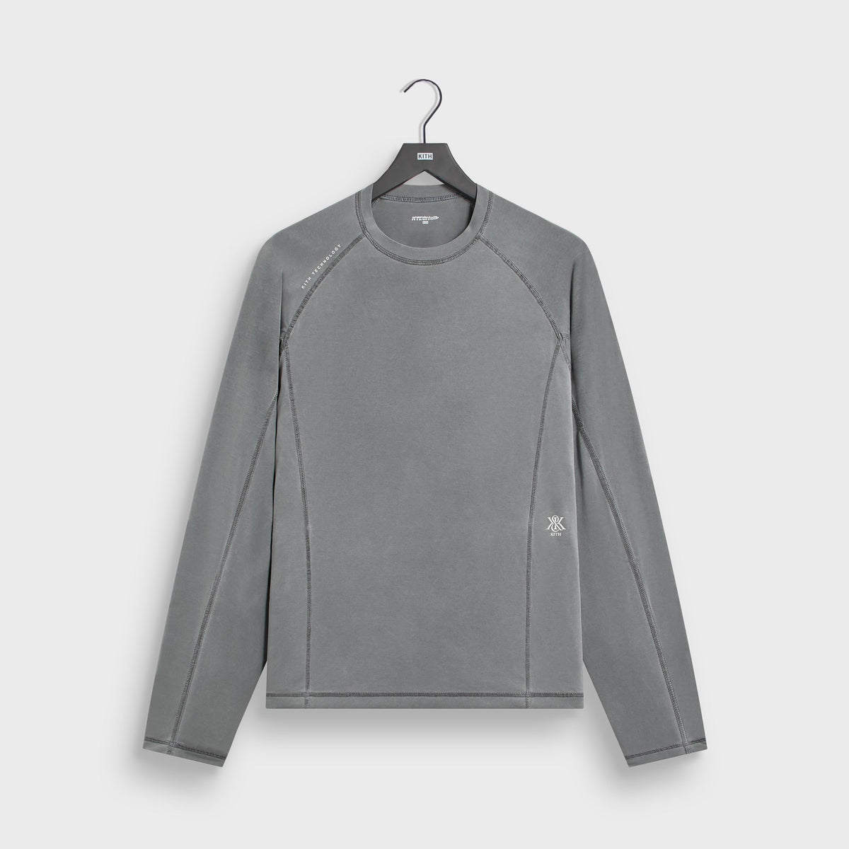 Kith Garment-Dyed Paneled Donovan Tee - Shadow - PH
