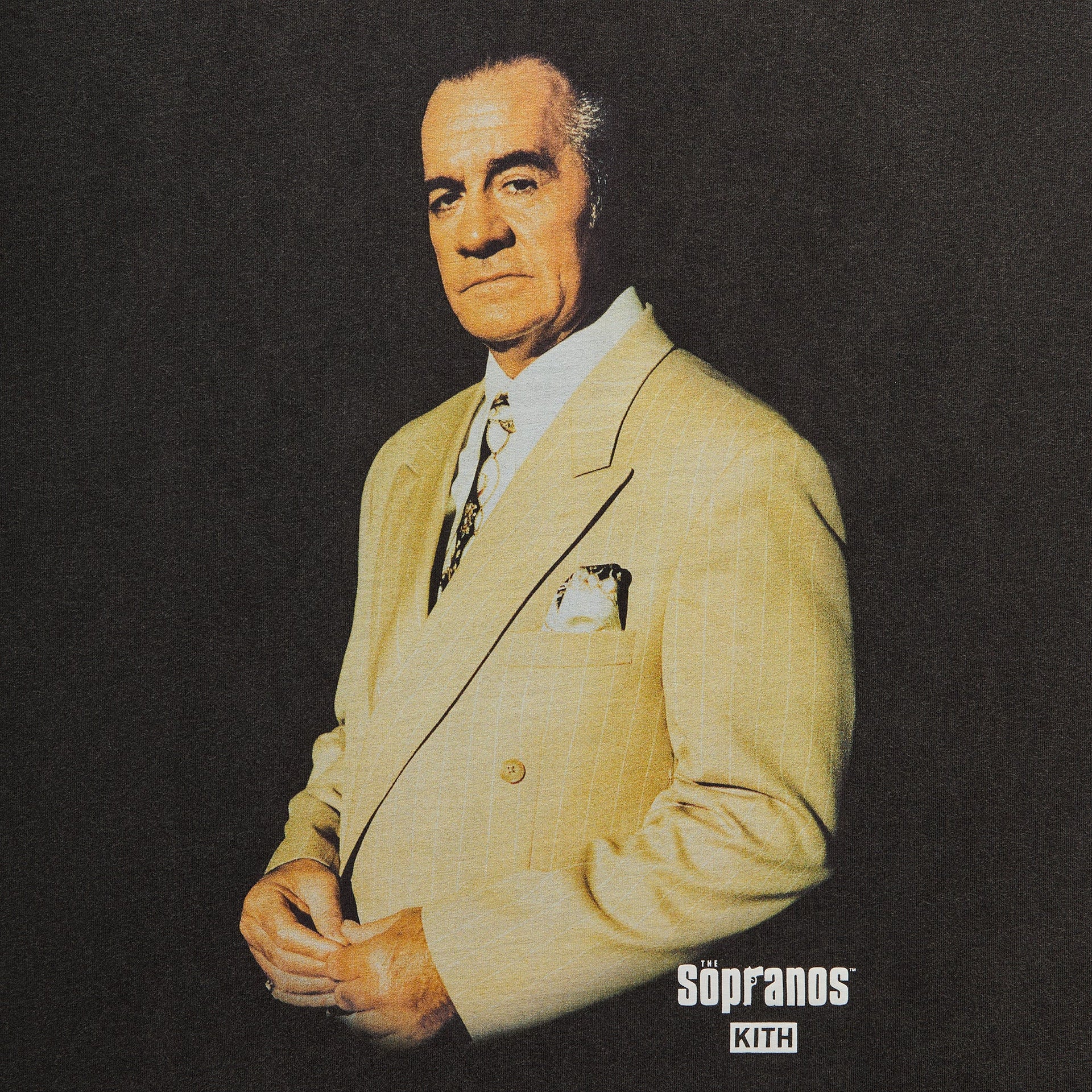Kith for The Sopranos Paulie Vignette Vintage Tee - Black