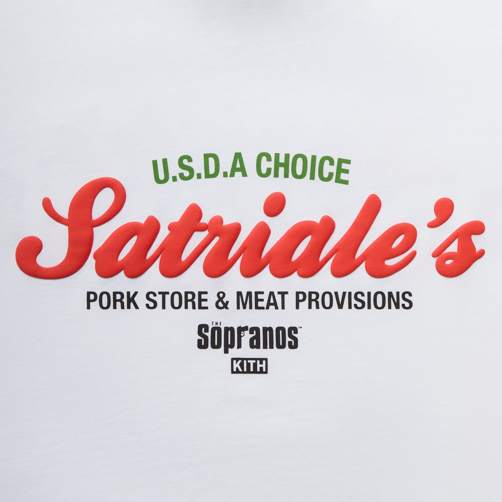 Kith for The Sopranos Satriale's Nelson Crewneck - White