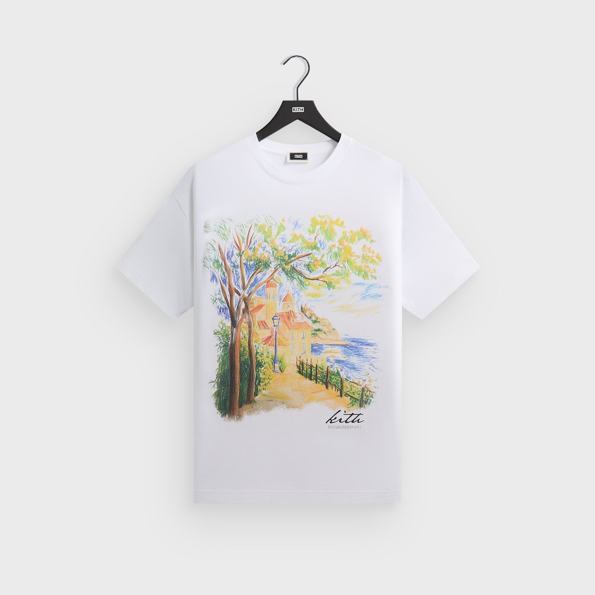 Kith Retreat Vintage Tee - White – Kith Europe
