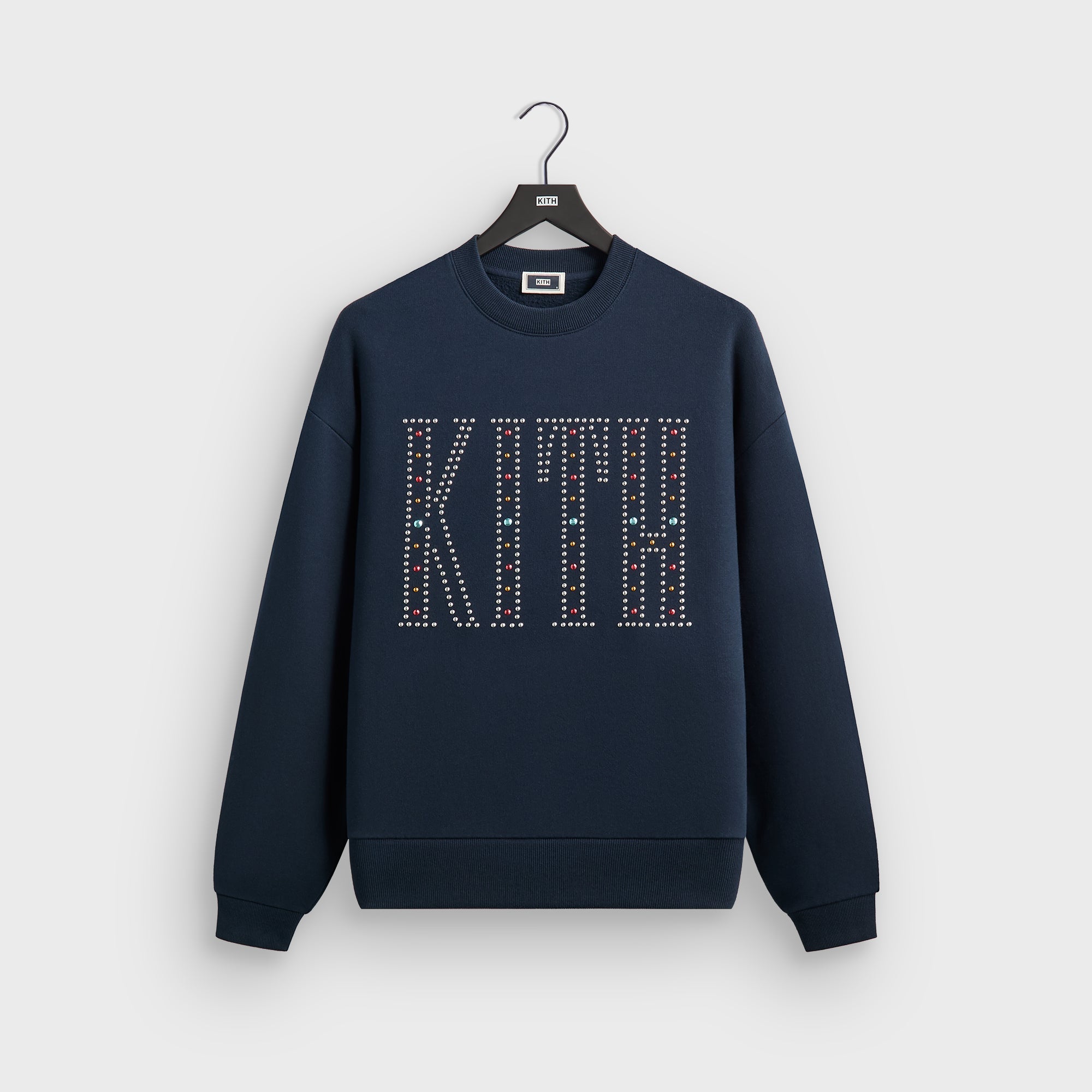 Kith Studded Nelson Crewneck - Nocturnal – Kith Europe