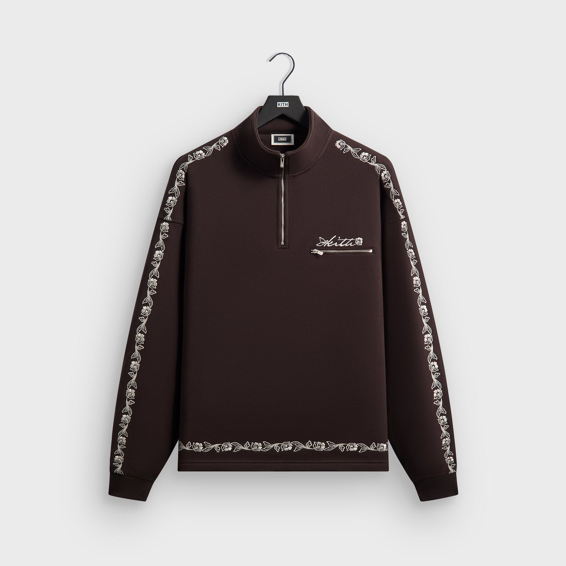 Kith Floral Queensbridge Quarter Zip - Incognito
