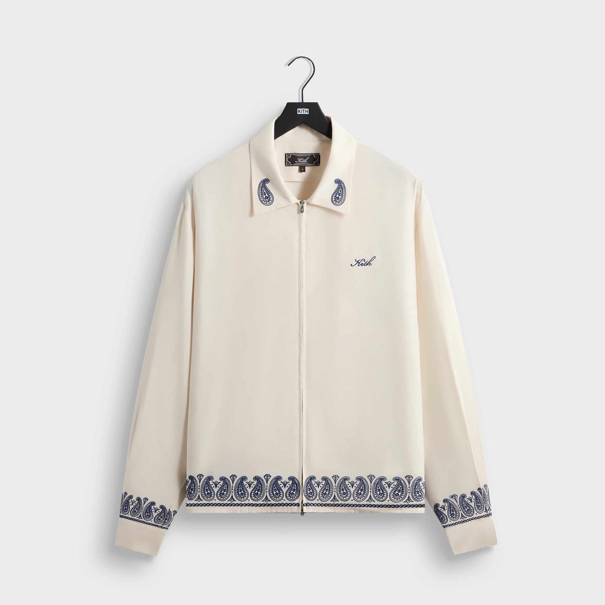 Kith Cupro Linen Zip Front Sanford Shirt - Silk – Kith Europe