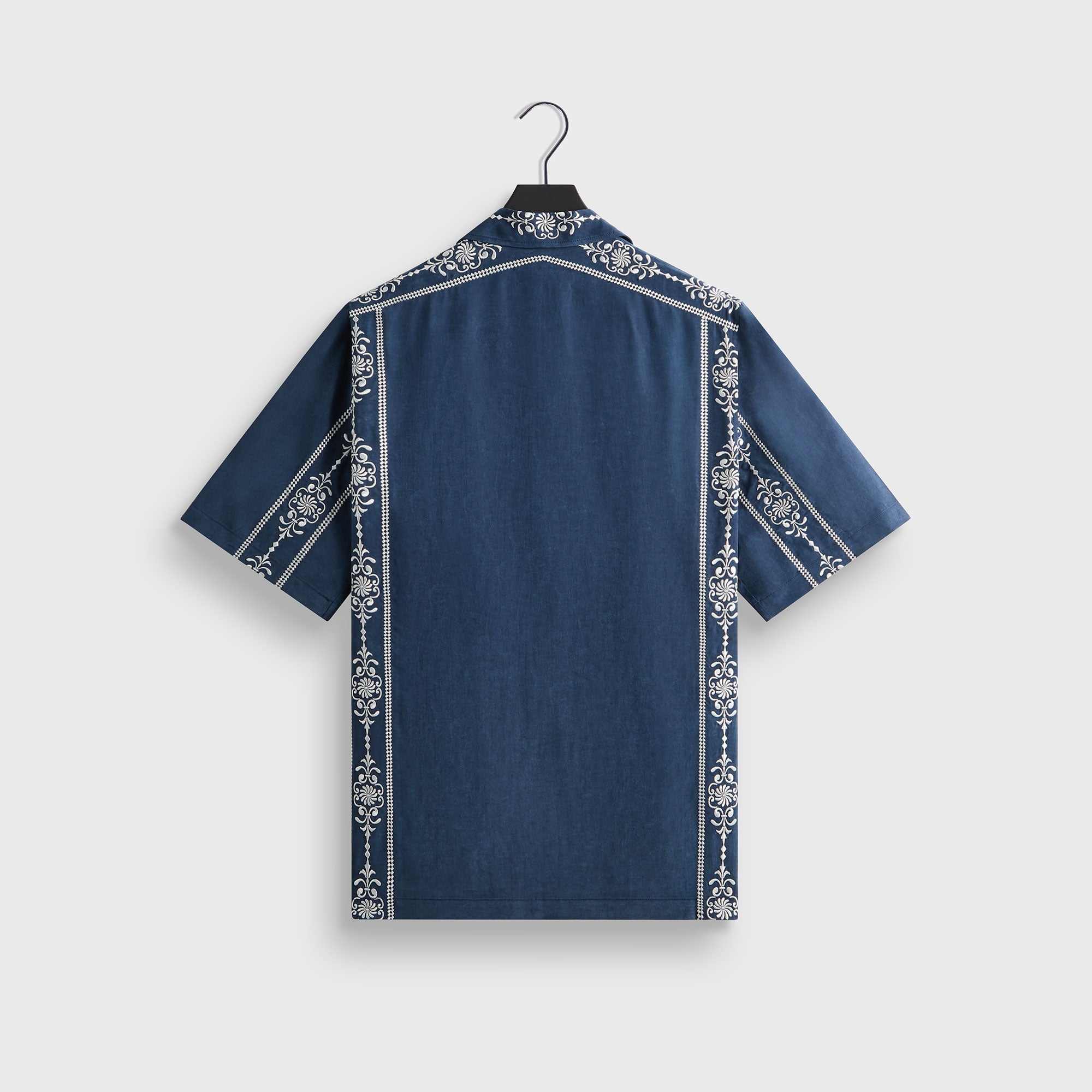 Kith Cupro Linen Thompson Camp Collar Shirt - Nocturnal – Kith Europe