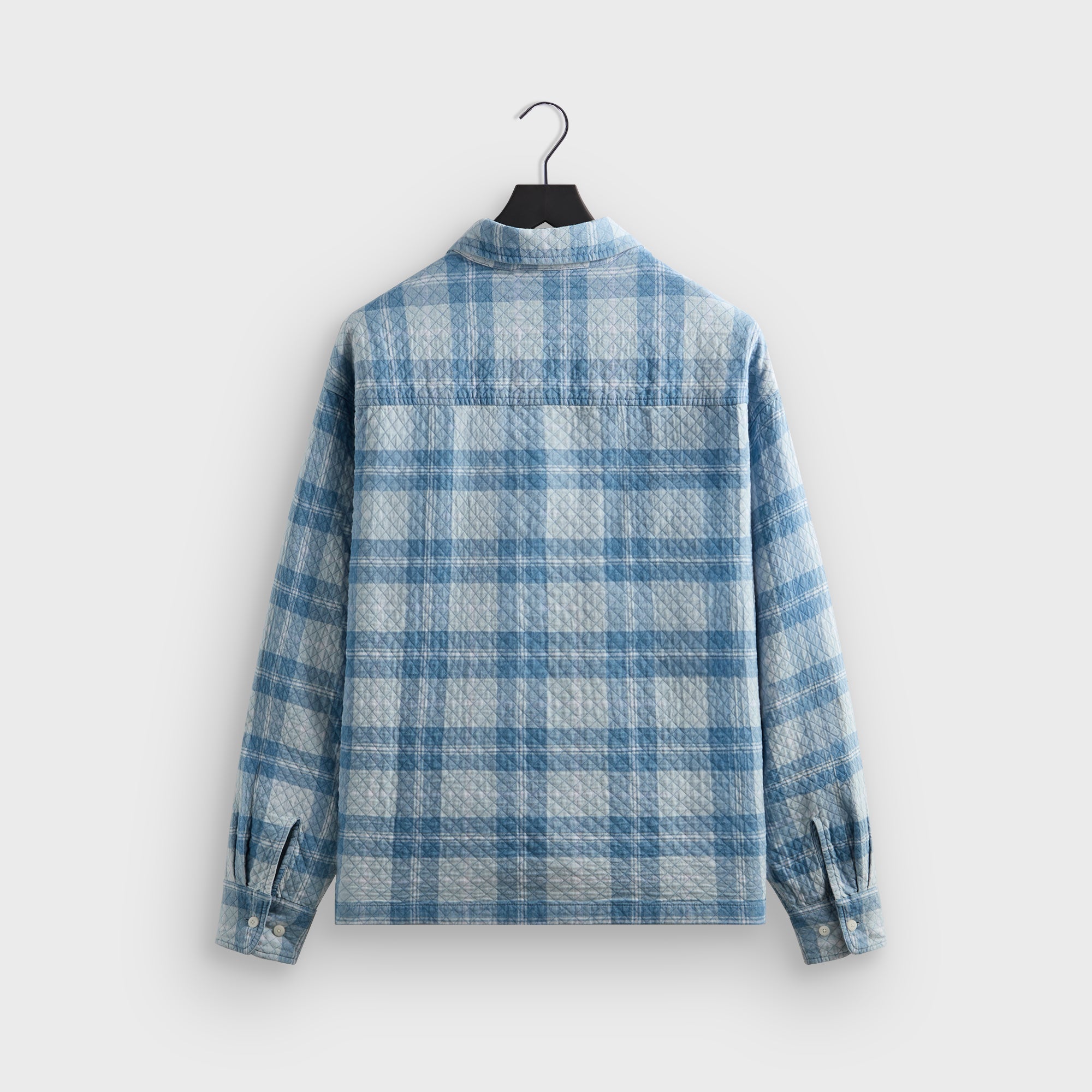 Kith Washed Indigo Plaid Henson Shirt - Light Indigo – Kith Europe